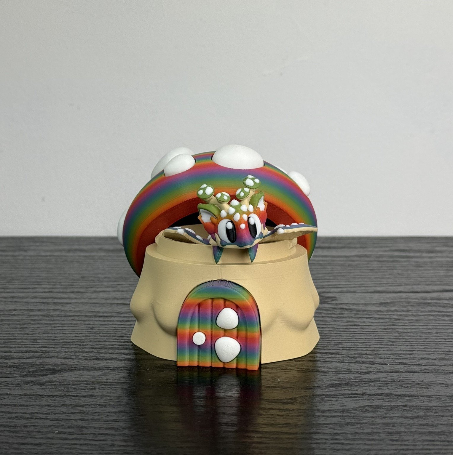 Mushroom Inspired Dragon with Egg