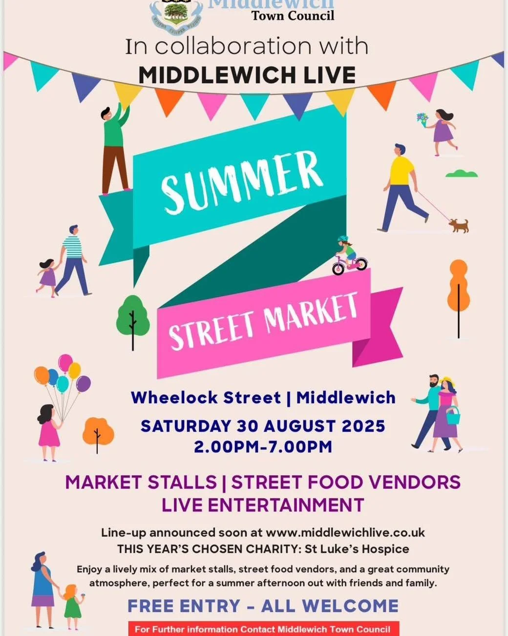 π Exciting news! π
3D Fantasy Prints will be trading at Middlewich Live on
Saturday 30th August 2025 from 2pm to 7pm!
Find us on Wheelock Street, where you can explore our amazing collection of 3D printed creations — from fantasy creatures a