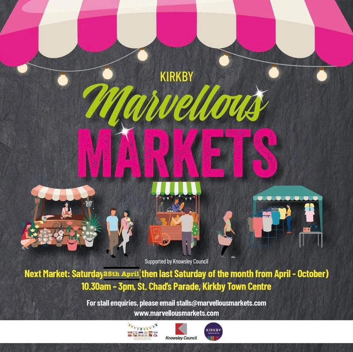 🔥 WOW &mdash; next event lined up! 🔥

We&rsquo;re heading to the award winning Marvellous Markets this Saturday!
📍 Kirby Town Centre, L32 8RD
📅 Saturday 25th April
⏰ 10:30am &ndash; 3:00pm

A great local market bringing loads of independent stall