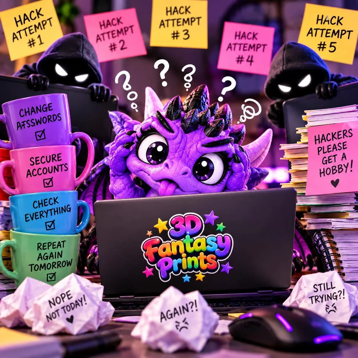 🚨 SORRY FOR THE QUIET WEEK! 🚨

I haven&rsquo;t disappeared&hellip; I&rsquo;ve just been fighting off hackers all week! 😡😂

Honestly, these people need to get a hobby! Every time I think I&rsquo;ve finally stopped them, they&rsquo;re straight back