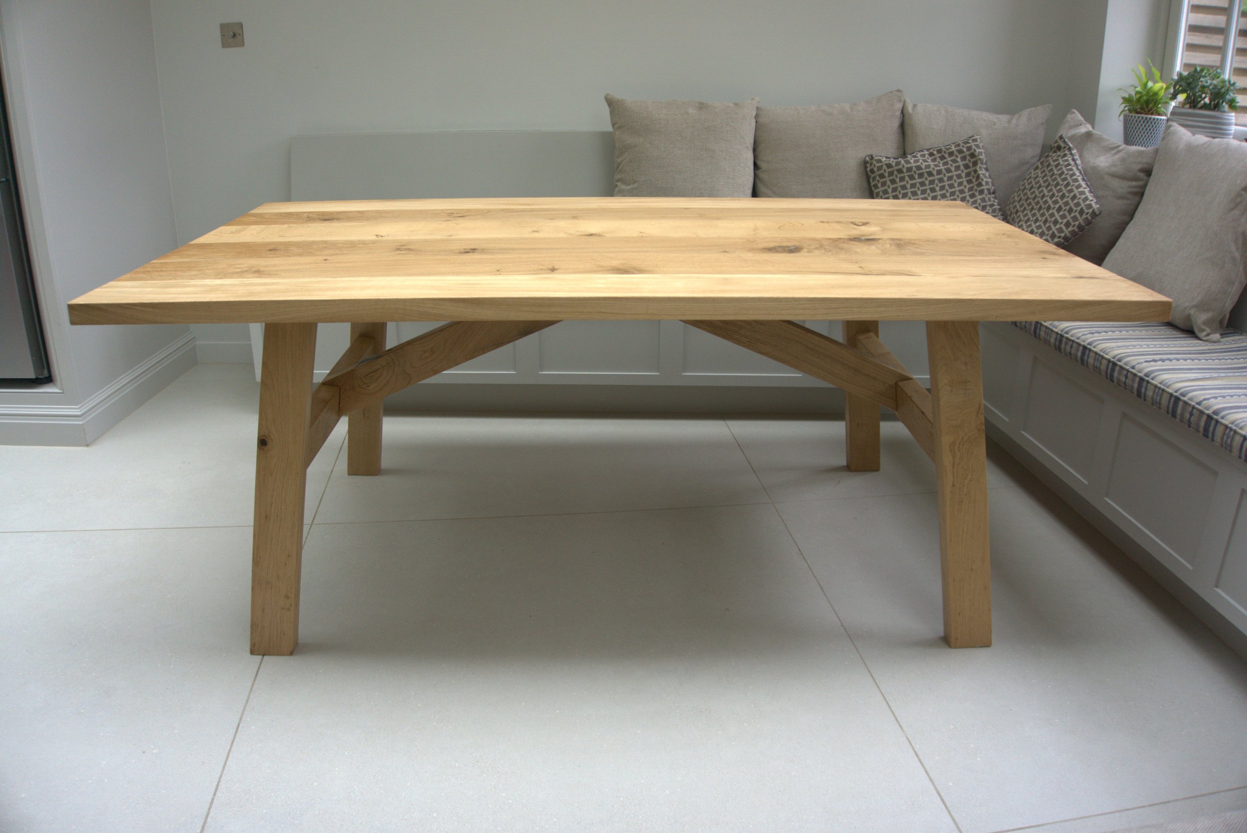 english oak dining table
