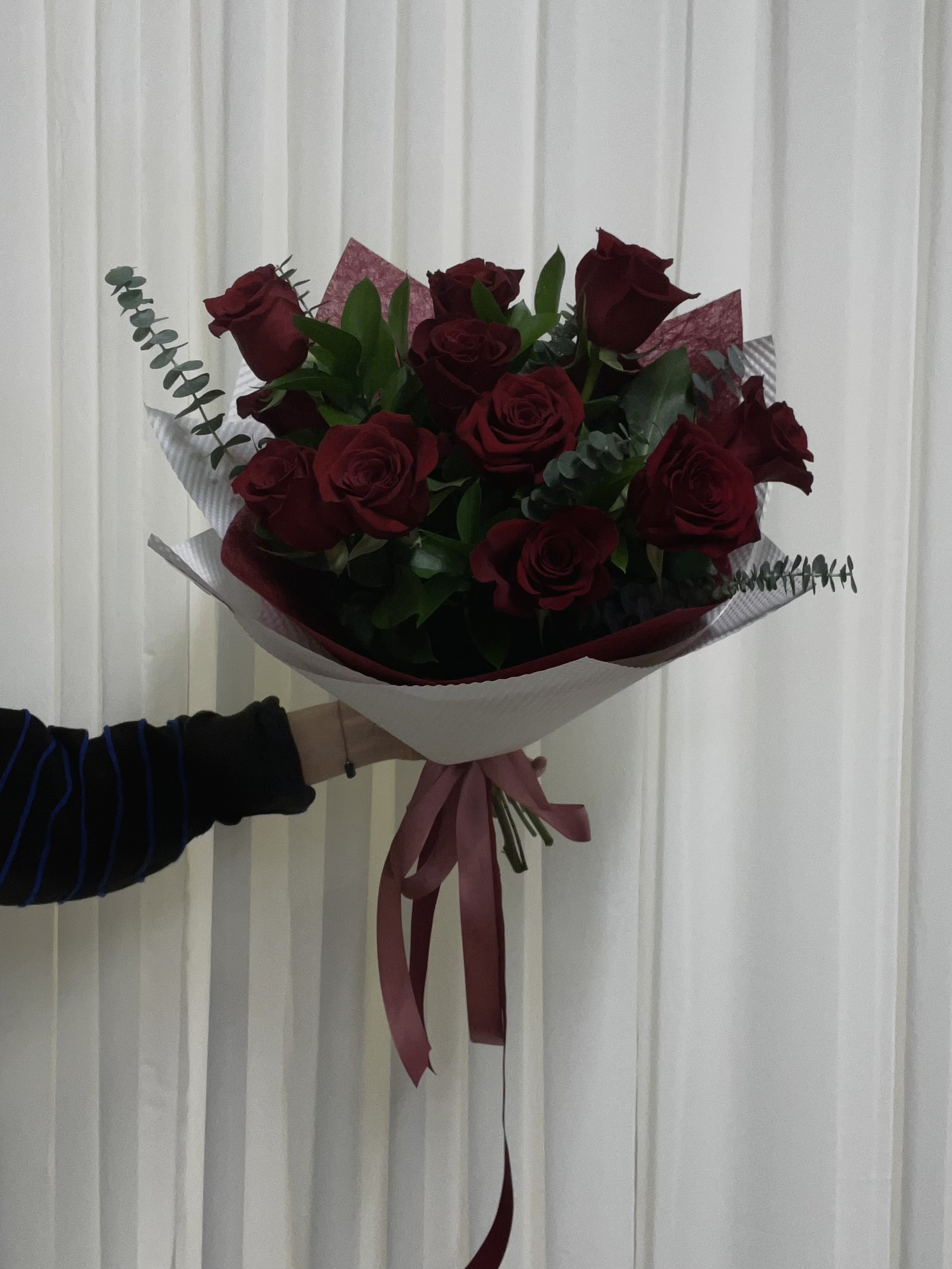 Pré-Commande bouquet de 12 roses rouges