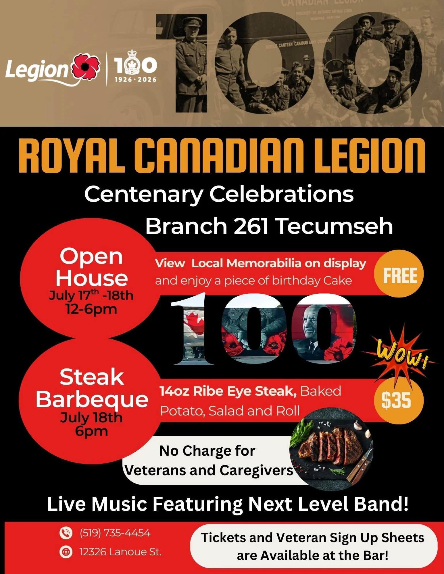 Open House and Legion Birthday Celebration