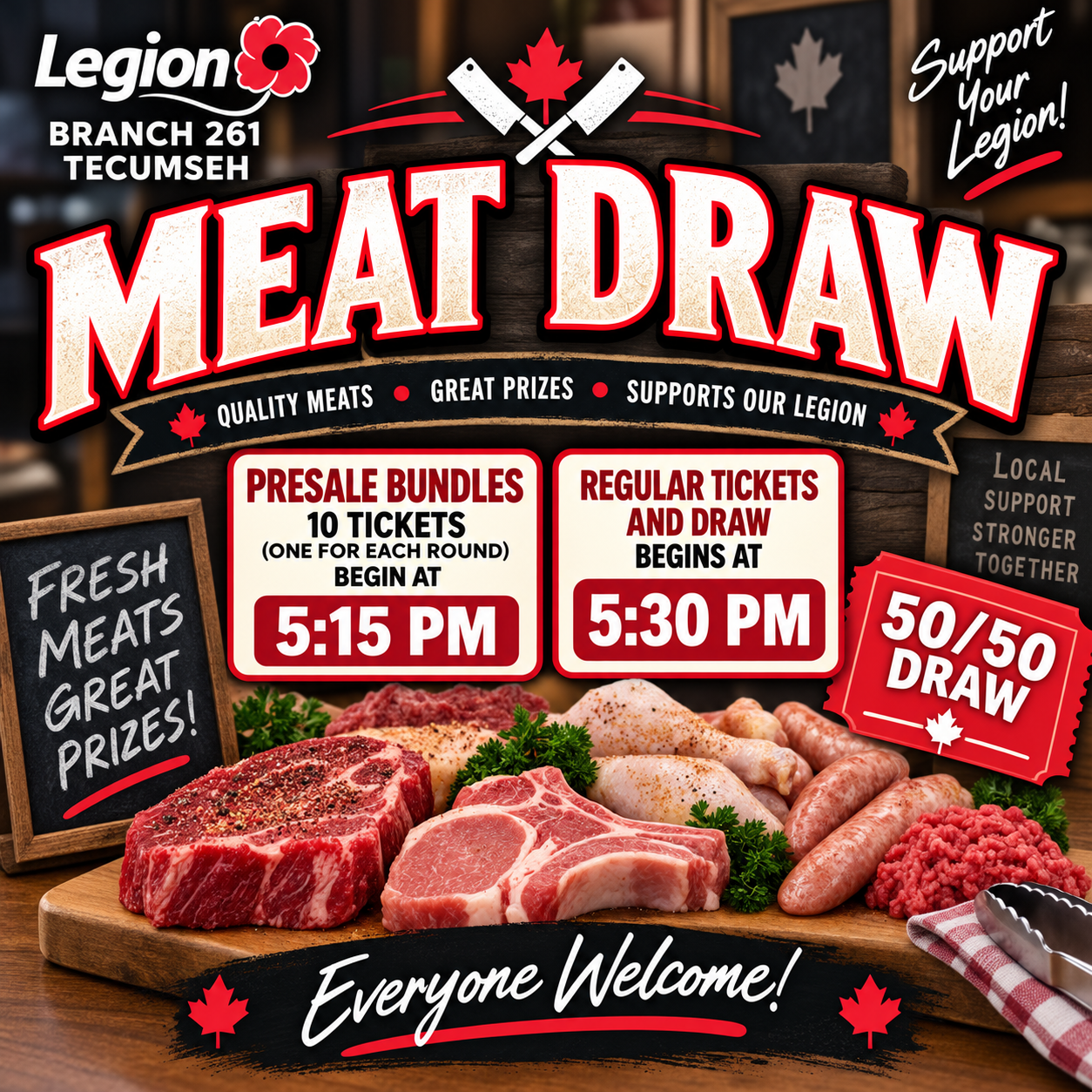 MEAT DRAW! 