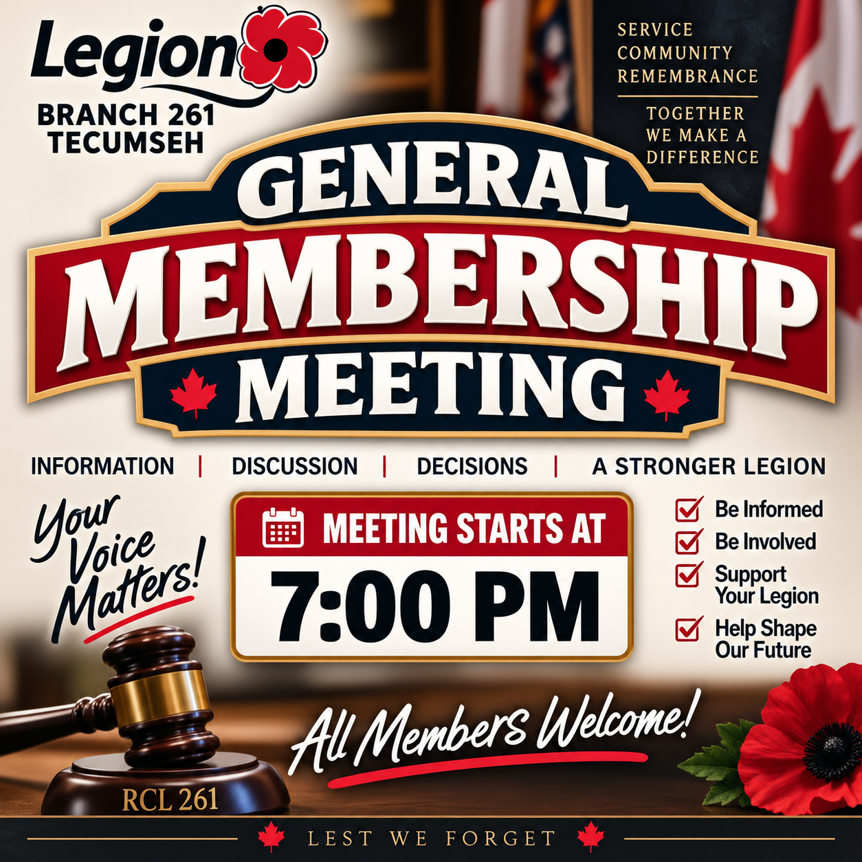 General Membership Meting