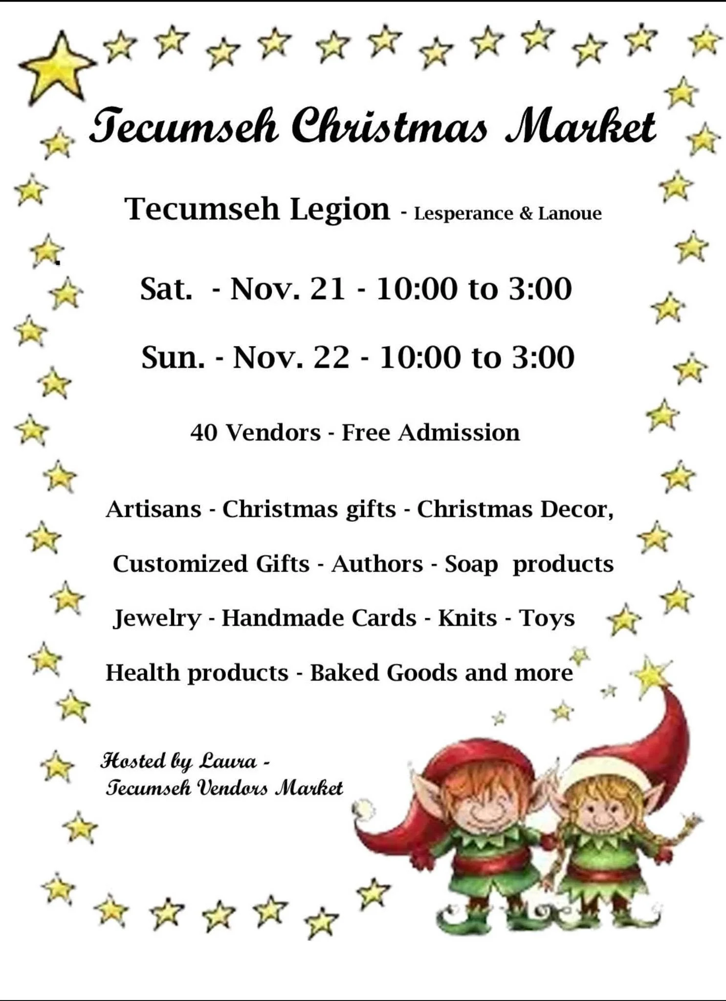 Tecumseh Christmas Market