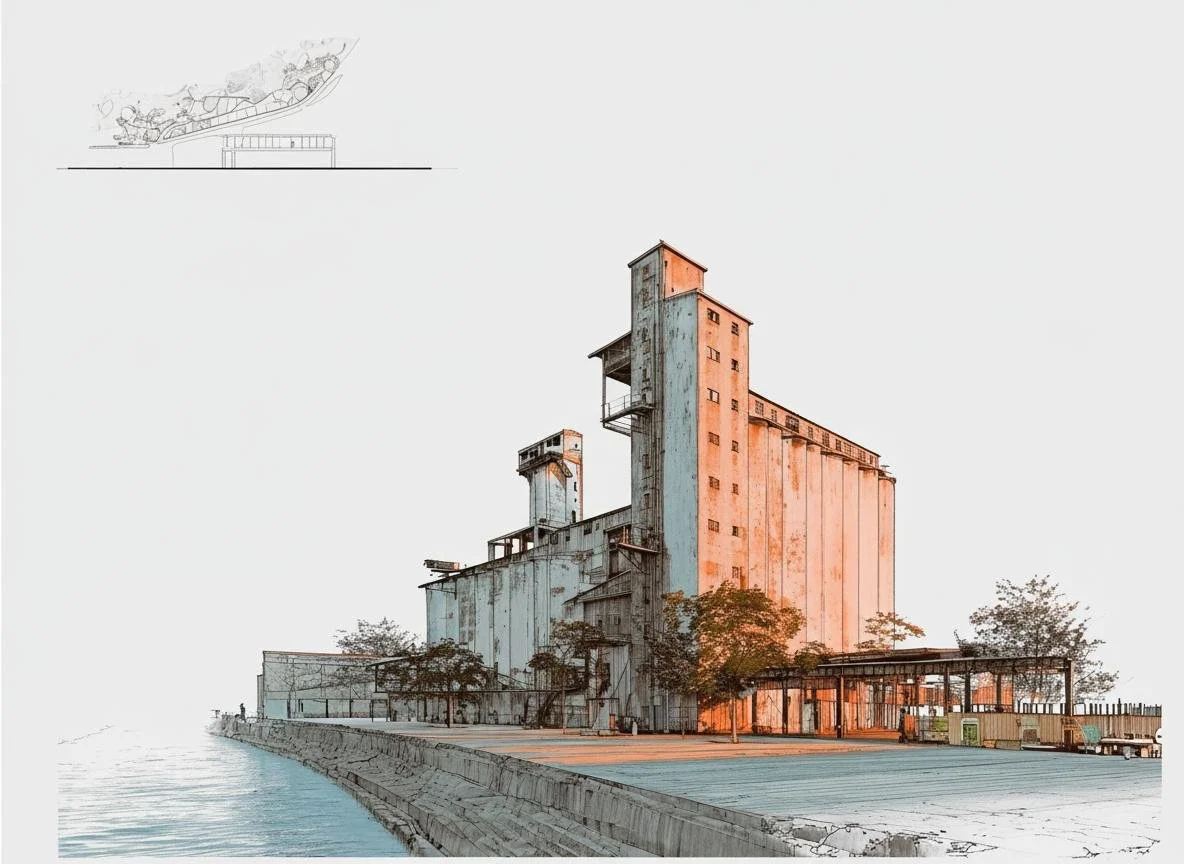 Like any complex problem, I started by understanding the system:
- Site connectivity and urban context
- Building structure and spatial qualities  
- Stakeholder needs (heritage, community, commercial)
- User journeys and program requirements