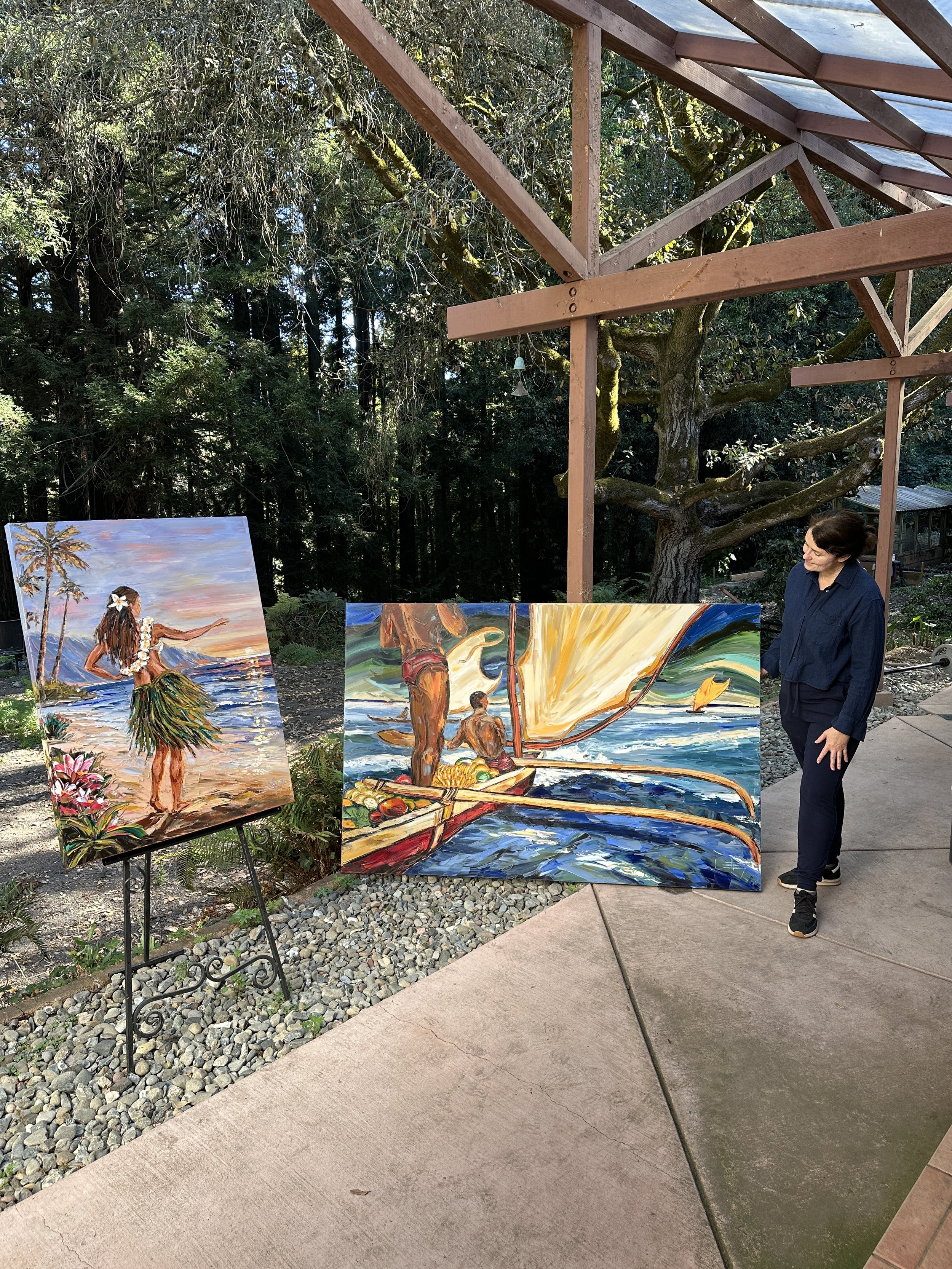 When a Painting Begins With a Story