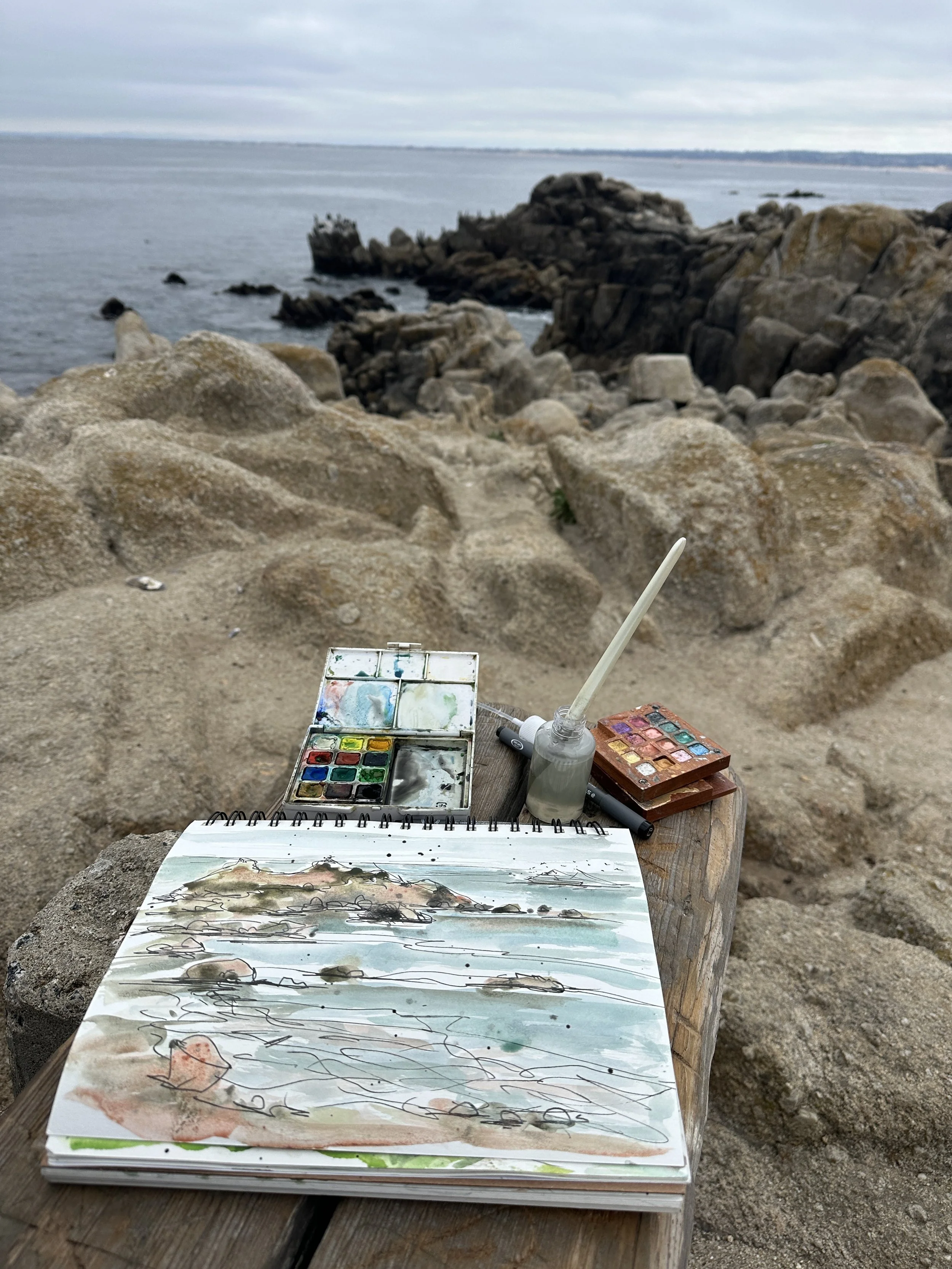 Painting the California Coast: Monterey Bay, Carmel, Pebble Beach and Big Sur