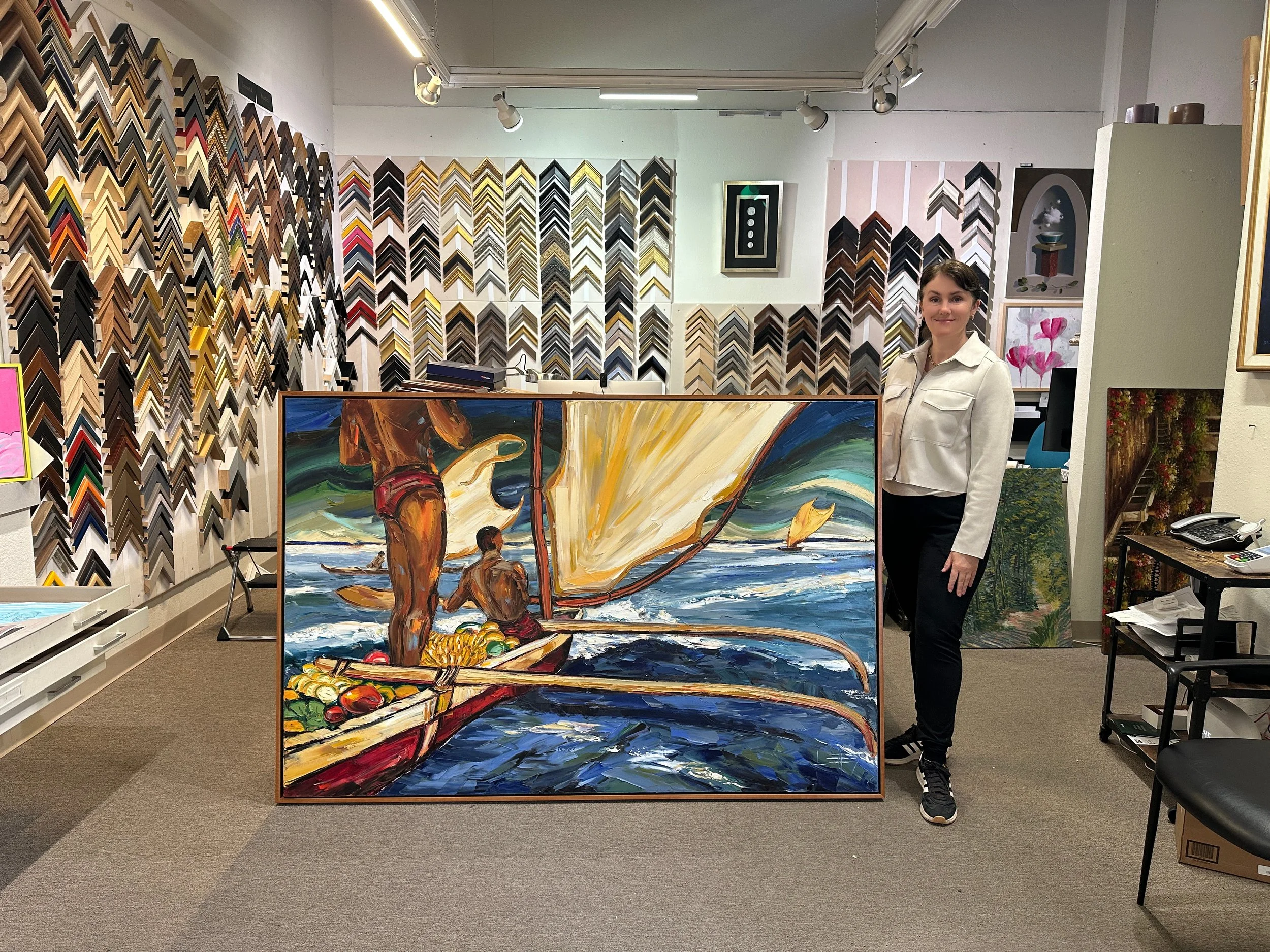 From Studio to Crate: An Update on the Hawaii Paintings