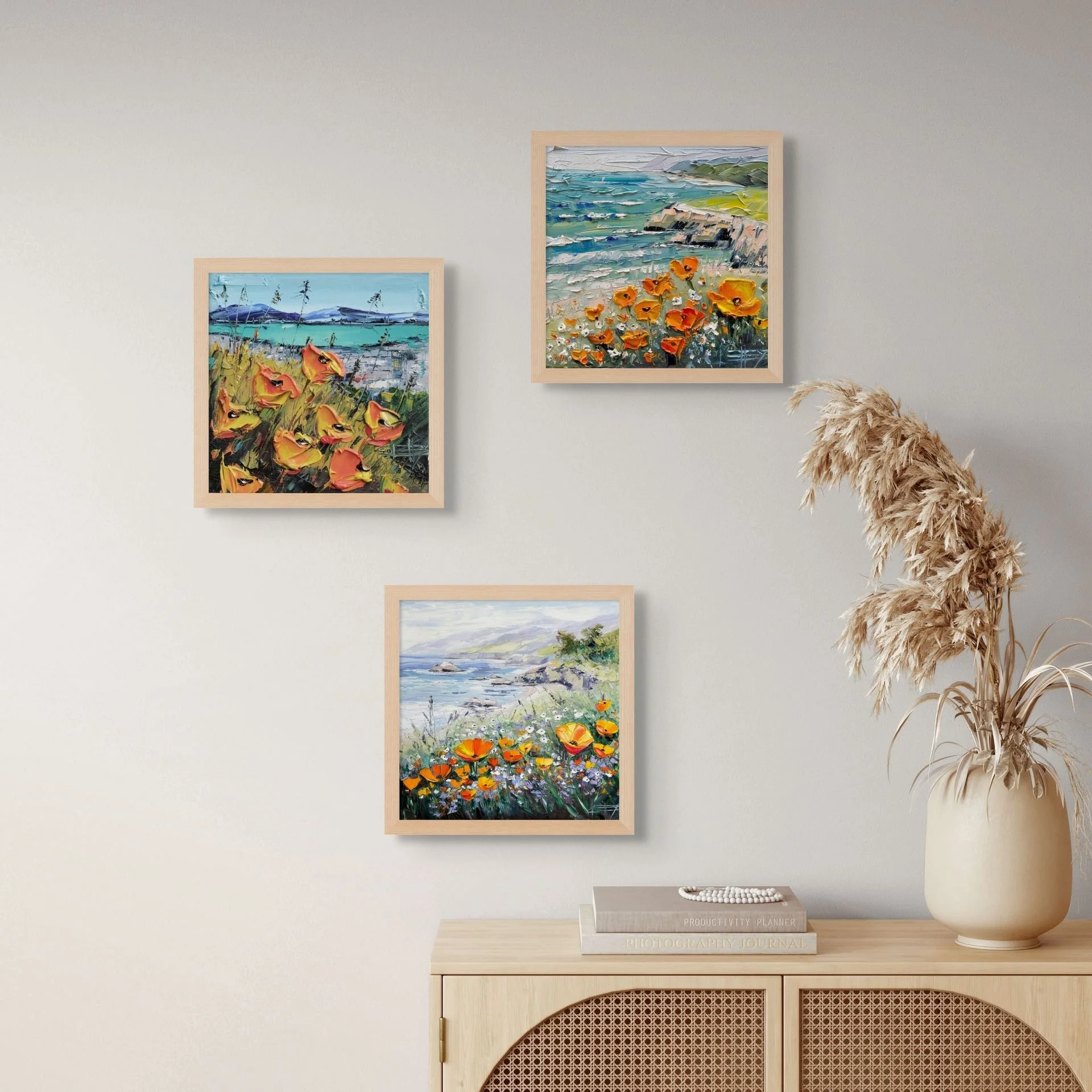 Curated Digital Print Gallery Wall Set | California Coastal