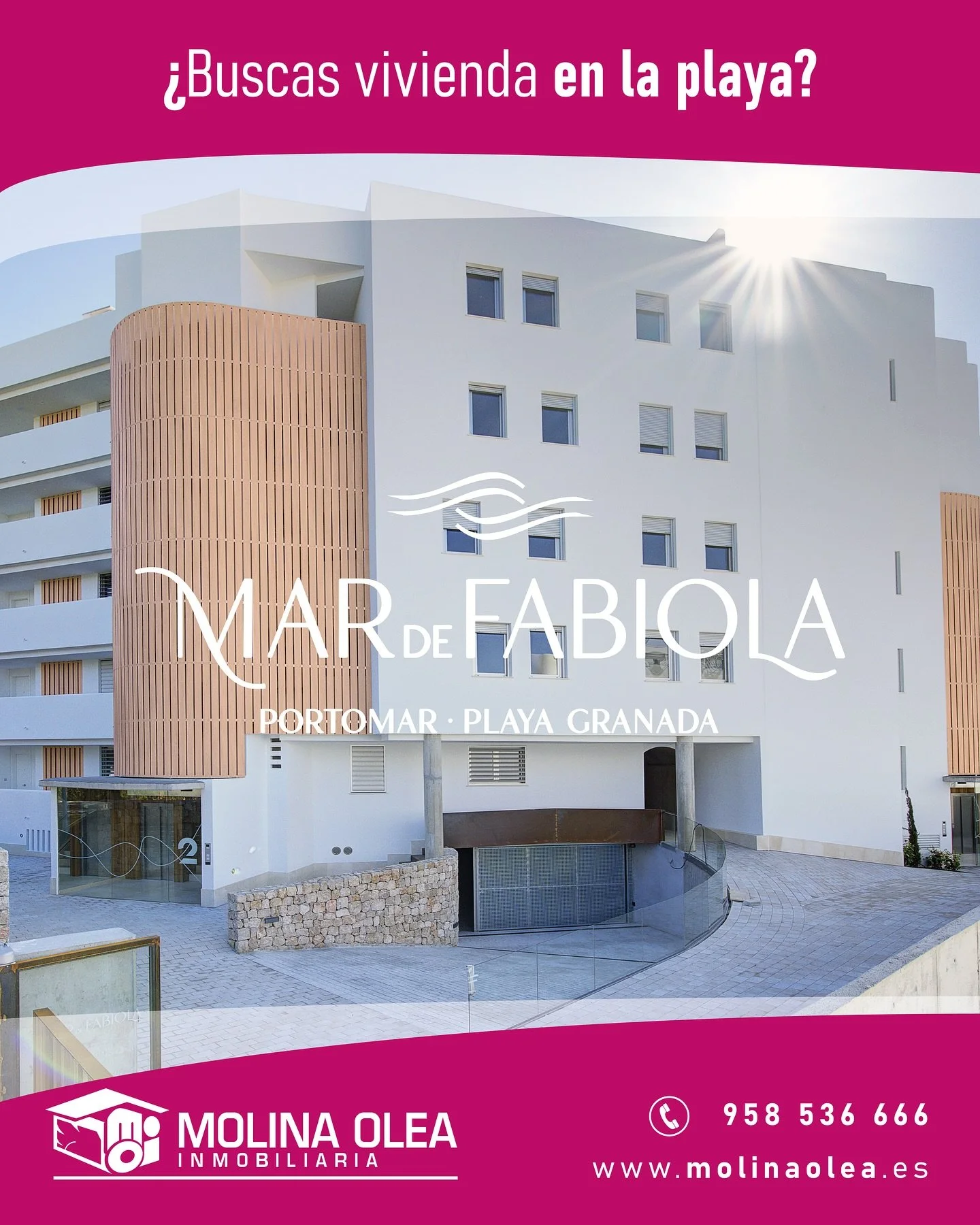 ▪️ Residencial Mar de Fabiola en Playa Granada, Motril.  Un espacio donde crear tu hogar.

&iexcl;Ven a visitar nuestros pisos piloto!

Un mar de confianza&hellip;

📍C/ Rector Federico Mayor Zaragoza 17A, Playa Granada

▪️ Estamos para ti de princip