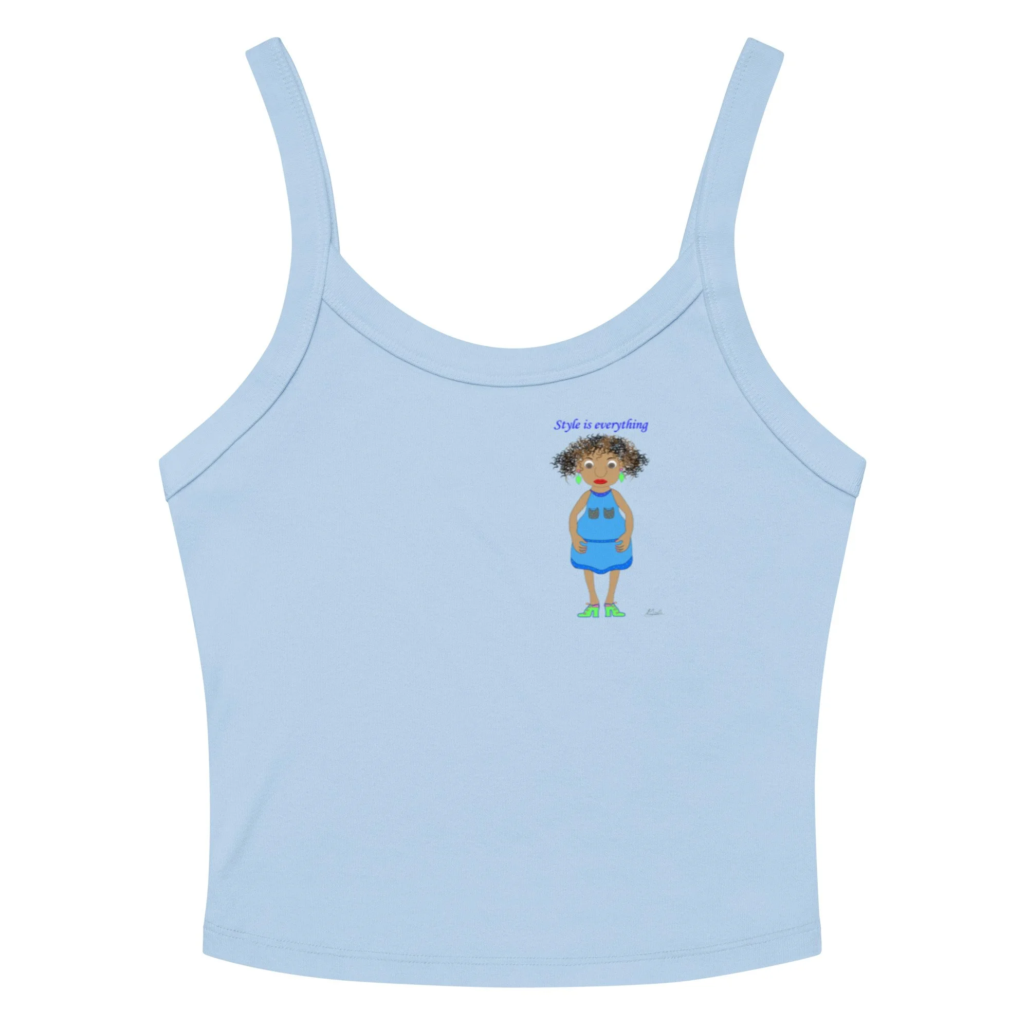 Women’s Style is Everthing micro-rib tank top