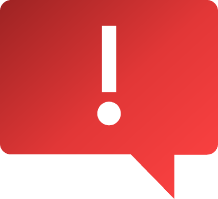 A predominantly red background with abstract geometric shapes and gradients.