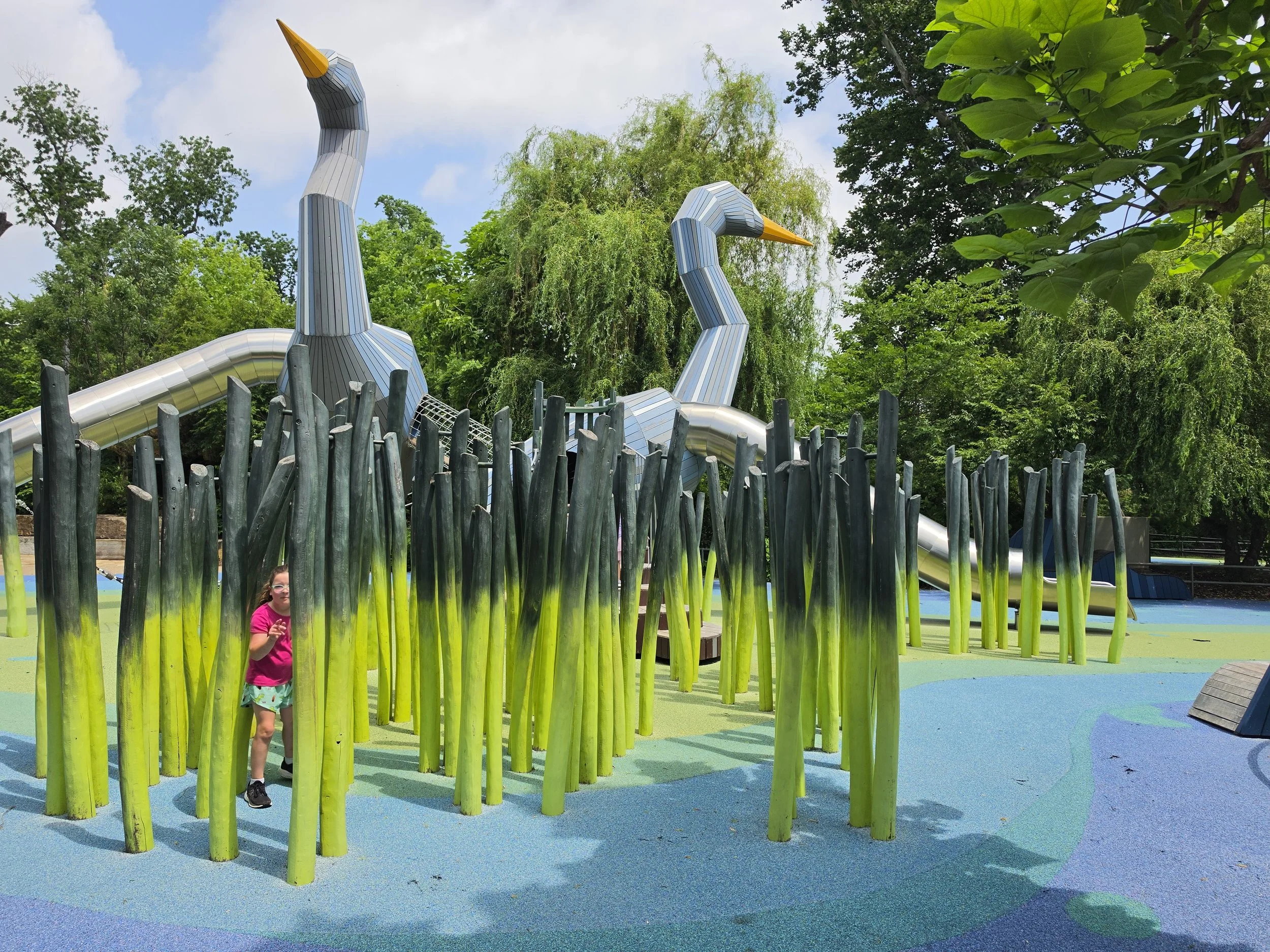 Crane Playground at The Gathering Place in Tulsa