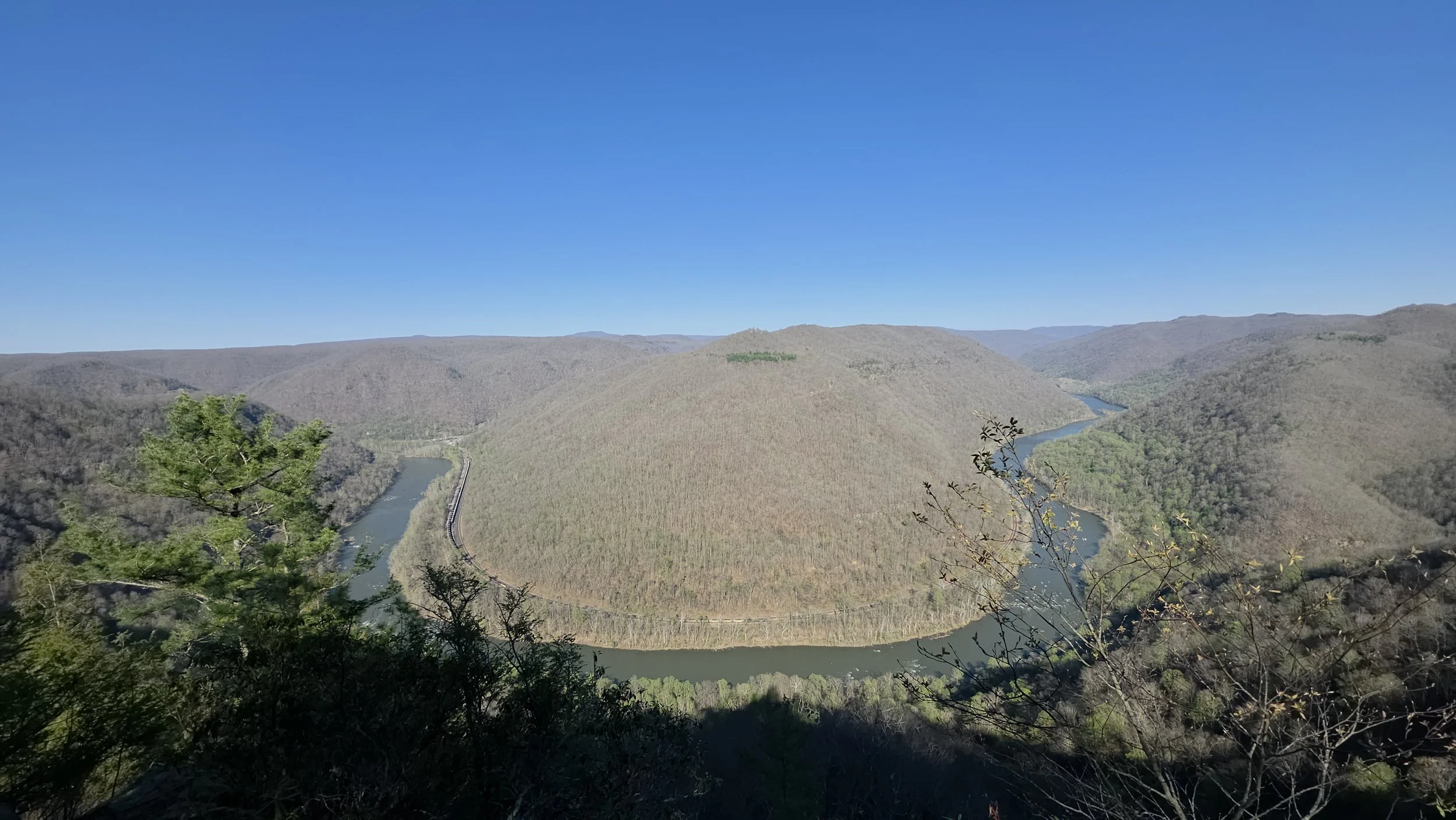 Grandview in New River Gorge National Park