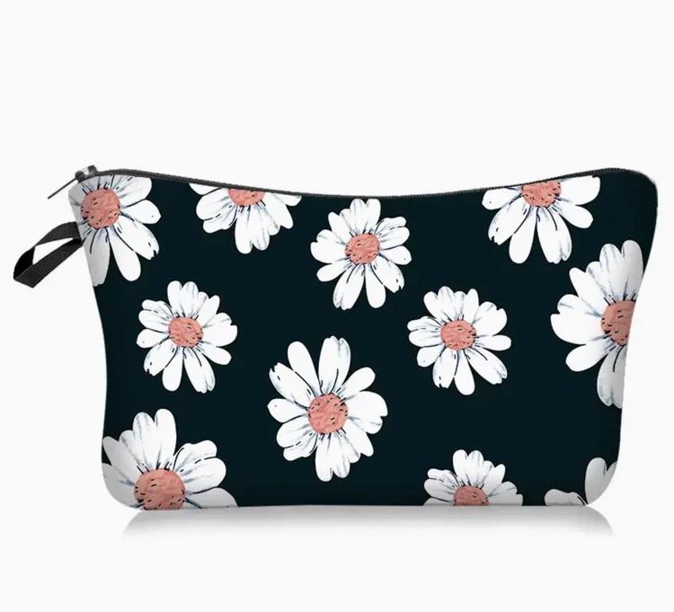 Yellow daisy makeup bag — ShopCIC27