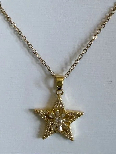 Gold Star Necklace