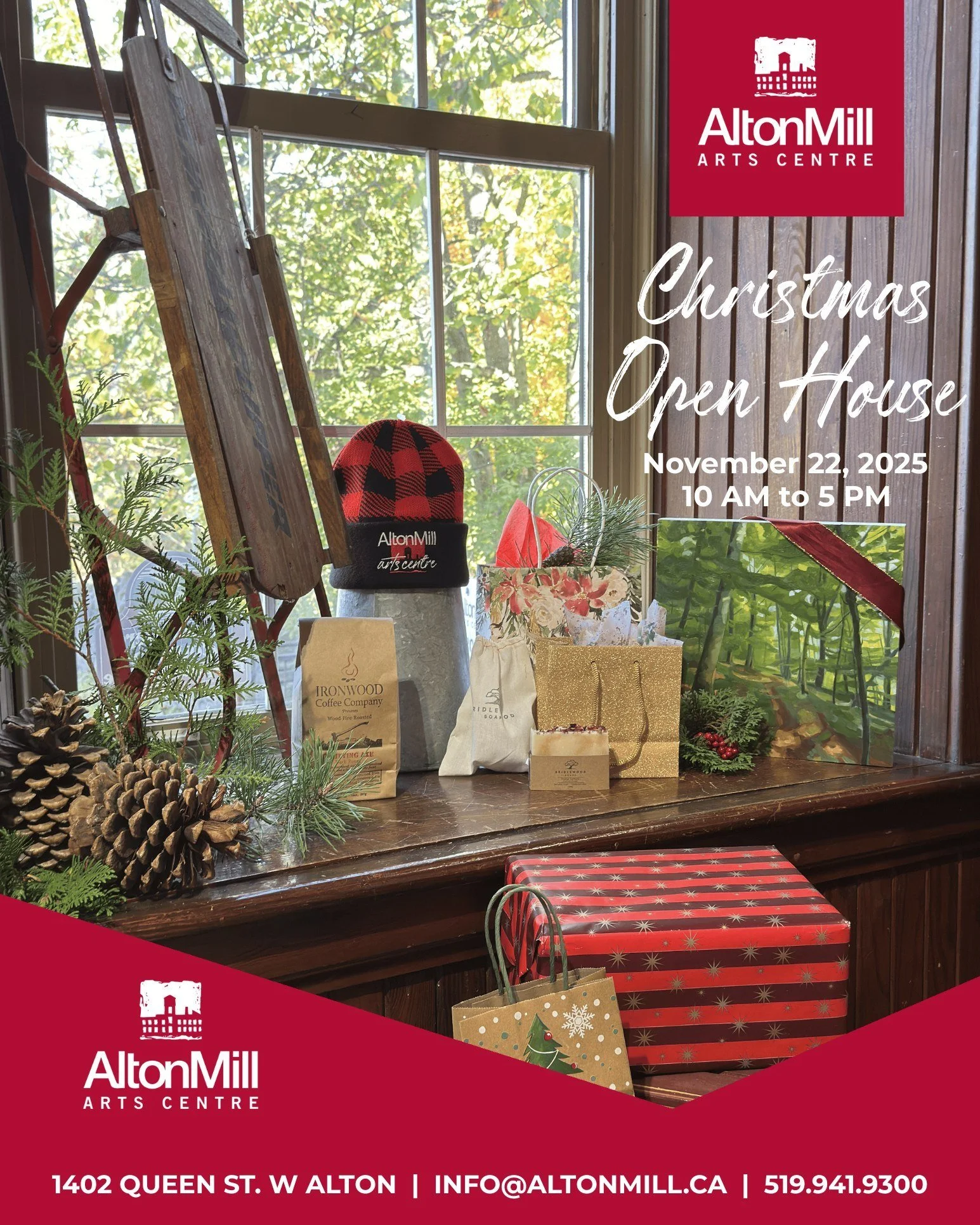 ✨ Step into the holiday spirit at the Alton Mill Christmas Open House! 🎄✨

Wander through artist studios, meet the makers behind your favourite works, and discover one-of-a-kind gifts at the Artful Giving Show &amp; Sale. Enjoy the joyful sounds of 