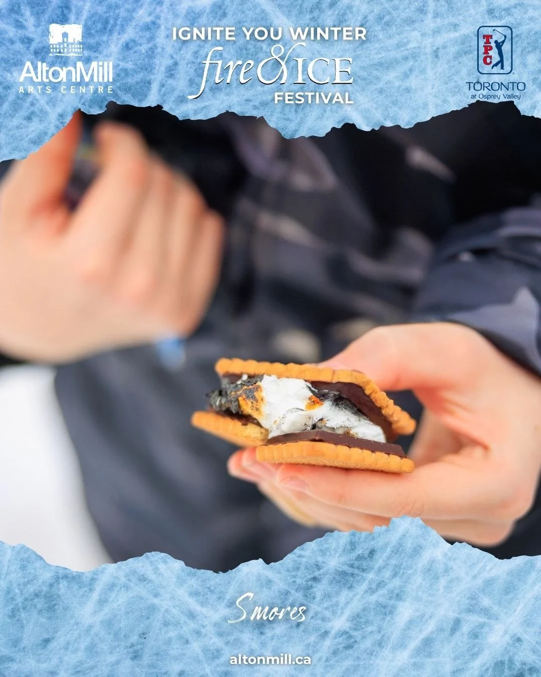 🔥 S&rsquo;mores 🔥 Winter tastes better by the fire! Toast your own Marshmallows and s'mores at the Fire &amp; Ice Festival presented by TPC Toronto at Osprey Valley.
📍 Alton Mill Arts Centre 📆 Jan. 31 &amp; Feb 1, 2026
 #fireandice #fireandicefes