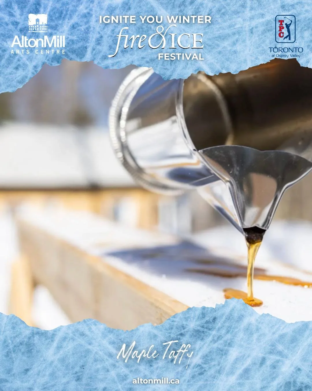 🍁 Taste the Maple 🍁 

We&rsquo;re so excited to have our friends from Elliott Tree Farm on site to share some pure Canadian maple treats with everyone! 

#altonmill #fireandice