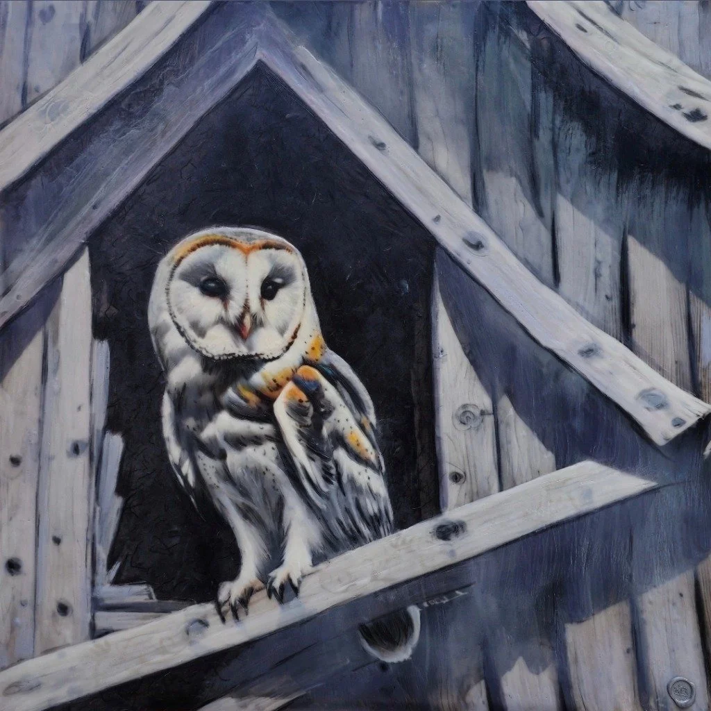 Karen Brown_ Eas'd by night_36x36_encaustic_2025.jpg