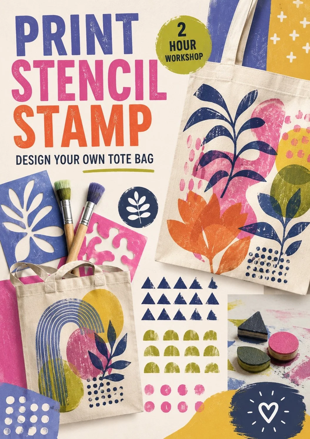 Print-making - Stencilling & Stamping
