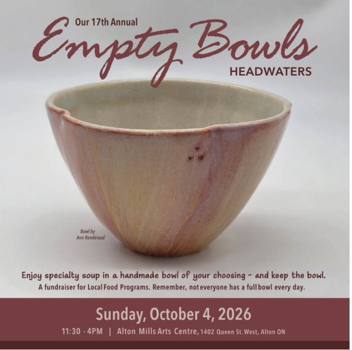 Empty Bowls Fundraiser