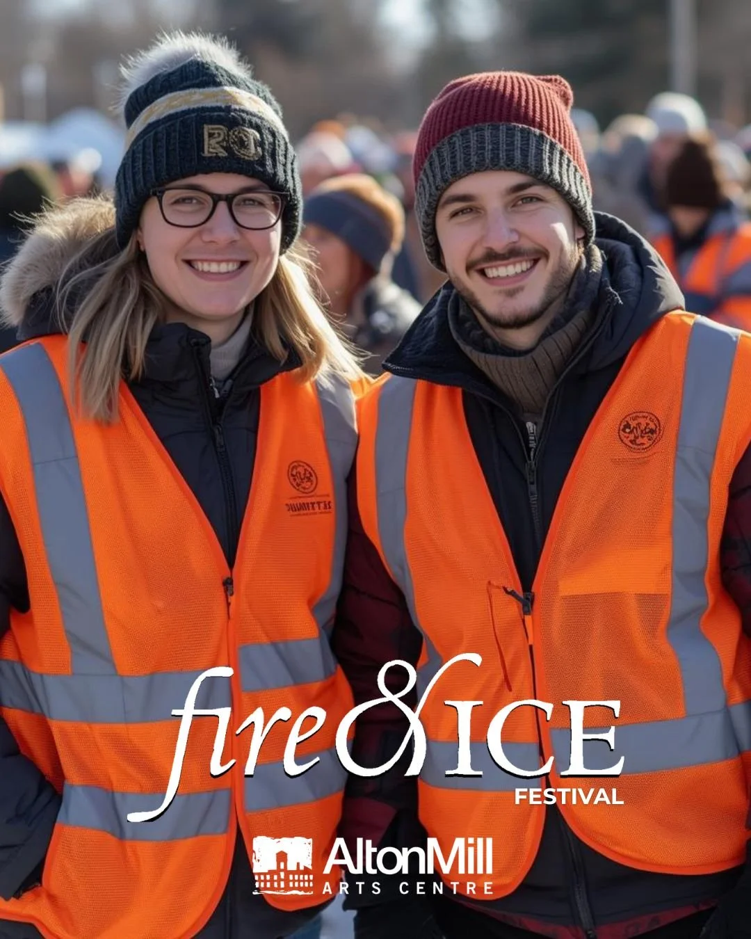 Calling all Volunteers! The 17th annual Fire &amp; Ice Festival is returning to the @alton.mill and we need your help to make it happen! If you love supporting community events, need volunteer hours or just need something to keep you busy in the cold