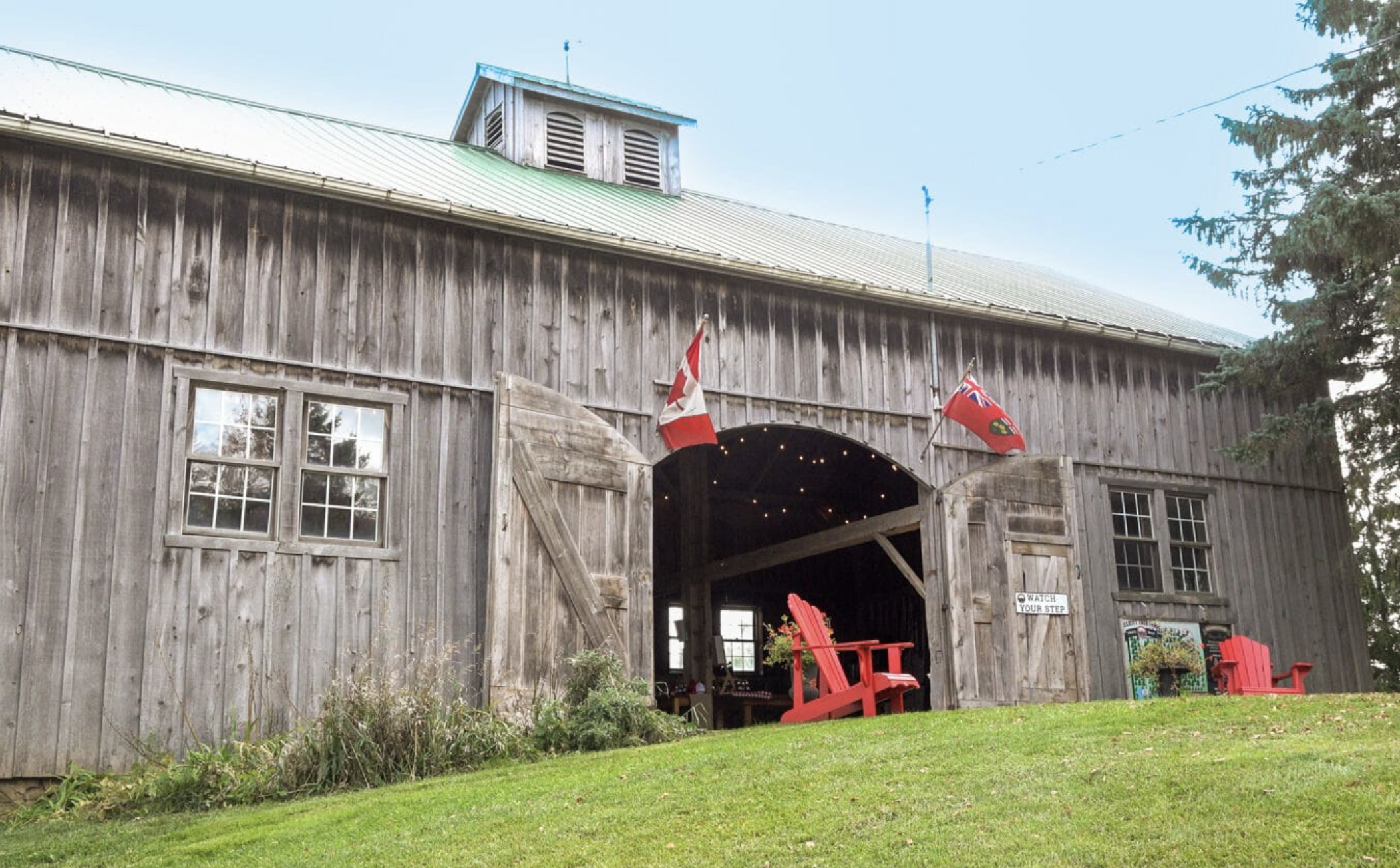 Old barn turned, maple syrup museum and shop
