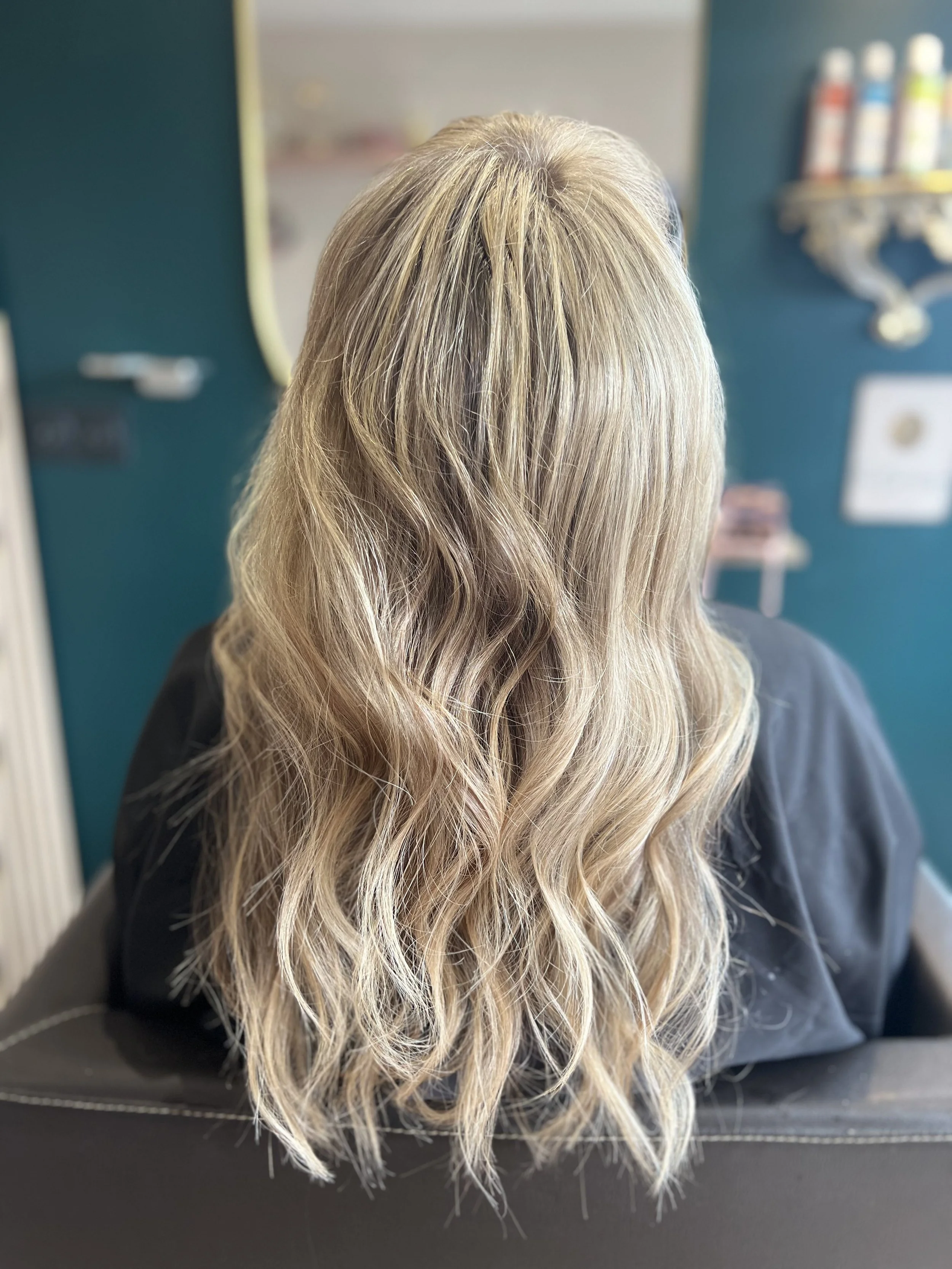 Balayage à l'argile + Wavy