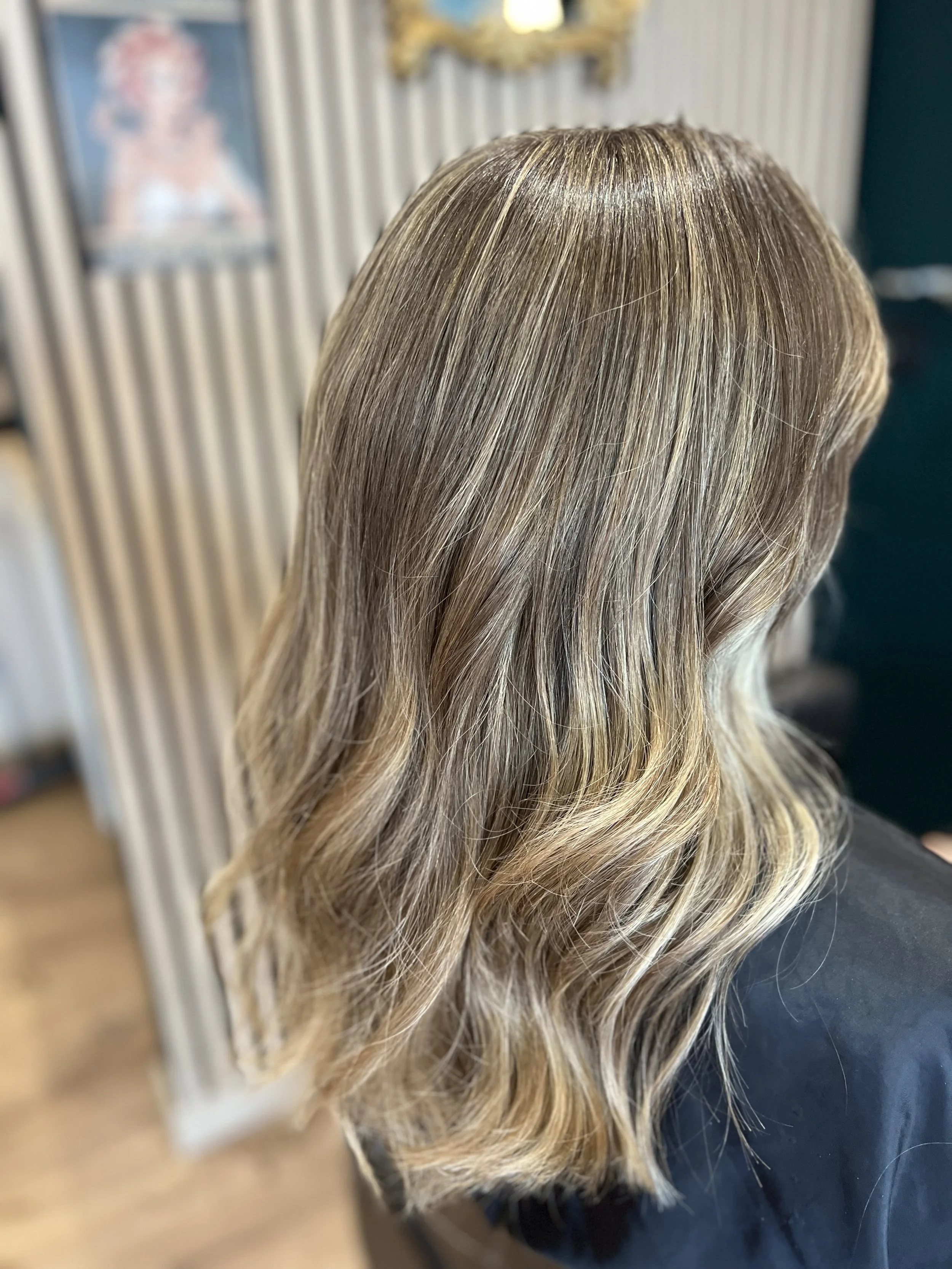 Balayage à l'argile + Double patine