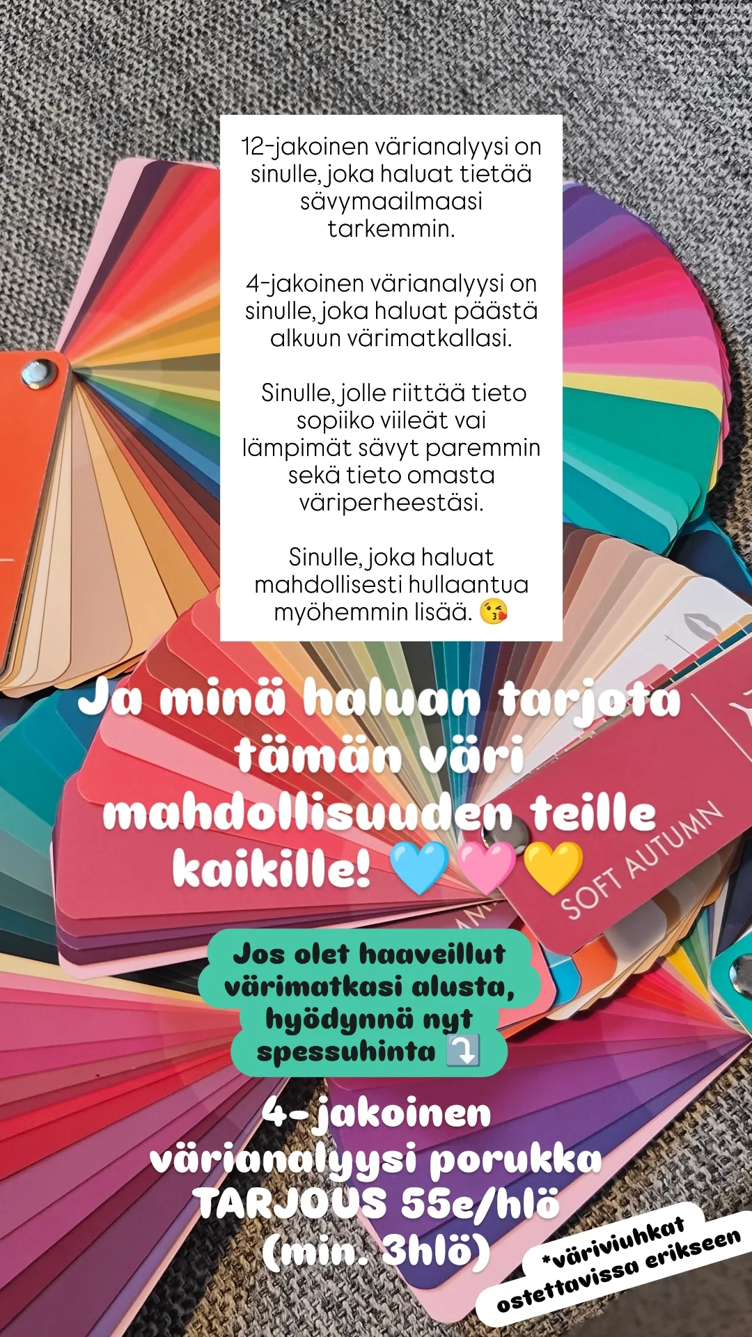 Alkuvuoden väri-infoa!