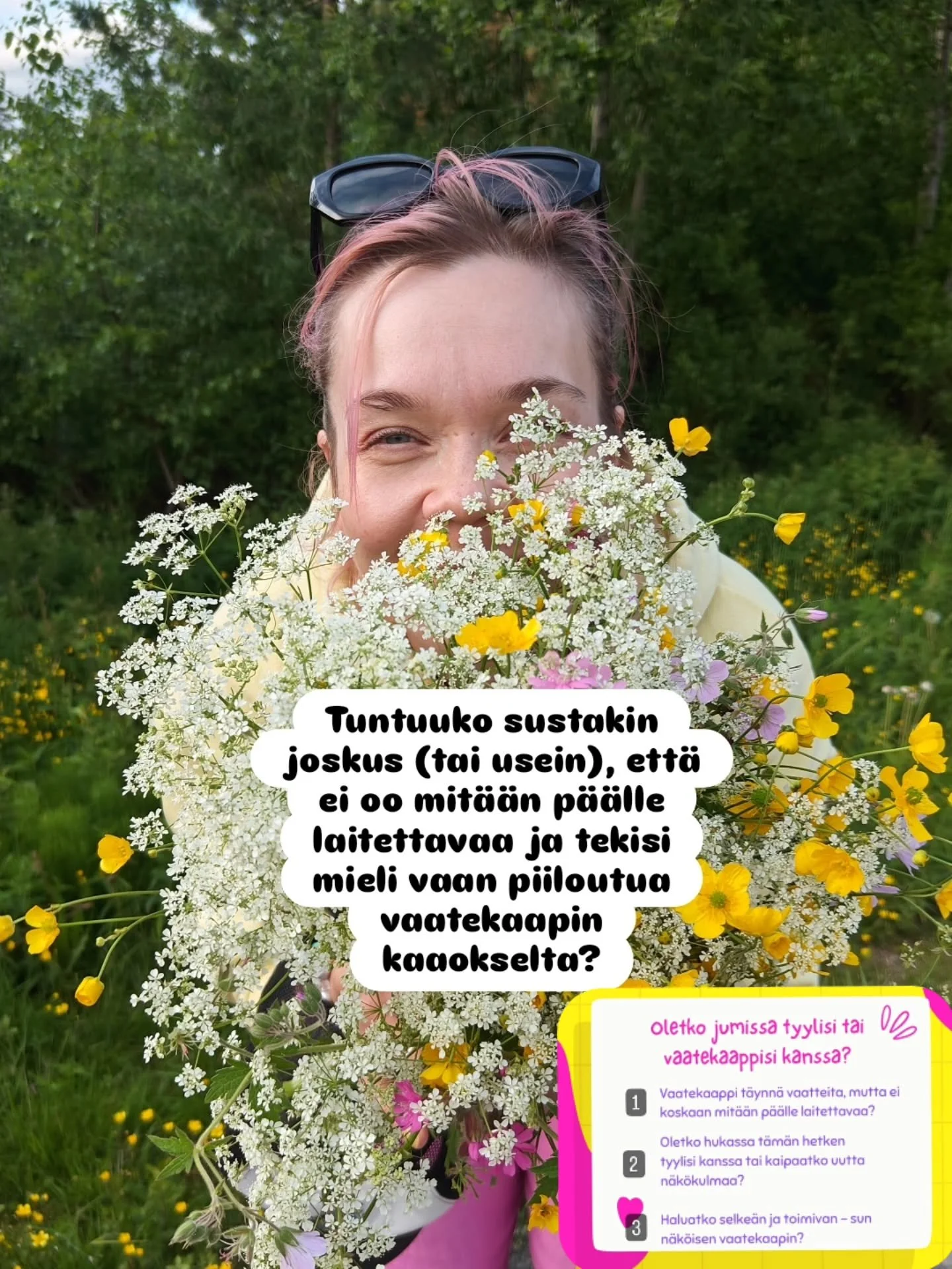Mit&auml;p&auml; sit&auml; en&auml;&auml; salaamaan. 😘 🔥 T&auml;m&auml;n asian kanssa on nyt painettu kaasua ja olen paketoinut mun ammattitaitoa Sua varten "samoihin kansiin"!

Olen kaivannut tyylikuvioita v&auml;rianalyysien ohella, ja 