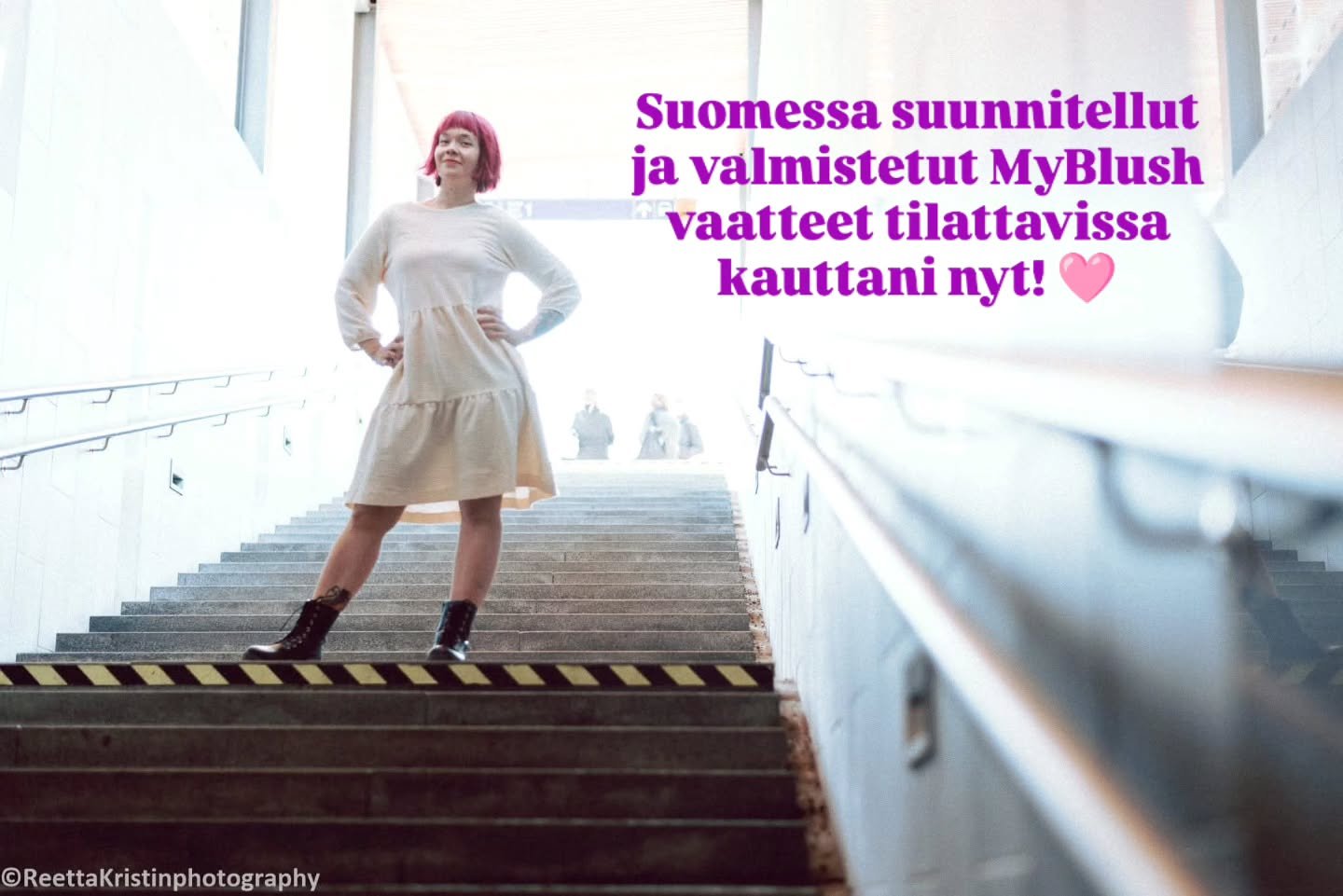 U u t t a&nbsp;&nbsp;kohti! 💃 Vaatekutsuilut starttaa j&auml;lleen tulevana syksyll&auml;! Lis&auml;ksi mulla on ihana uutinen sulle my&ouml;s t&auml;h&auml;n hetkeen. 😘

Kotimaiset, Suomessa suunnitellut JA valmistetut MyBlush vaatteet on mahdolli