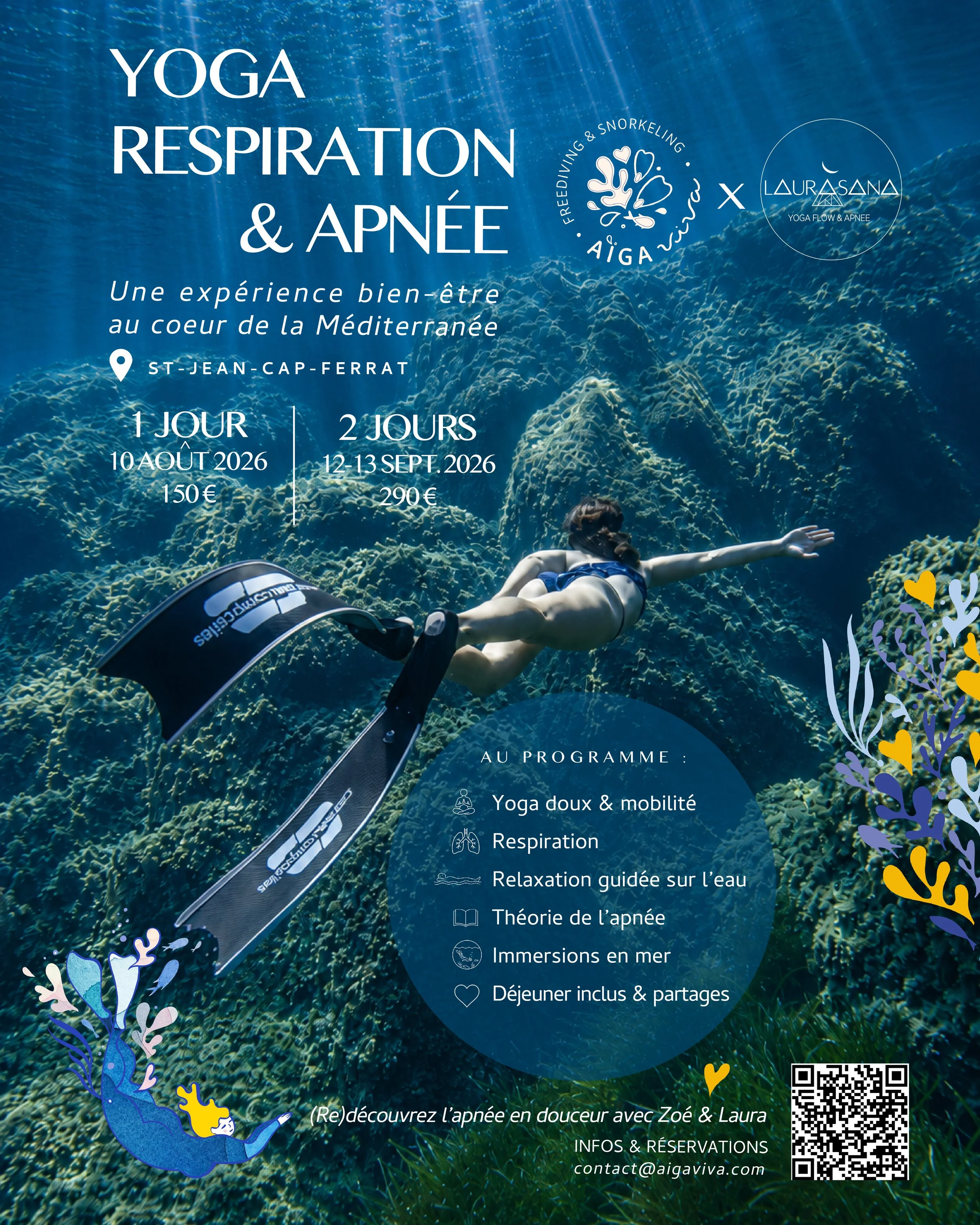 Experience immersive : Yoga, respiration & apnée