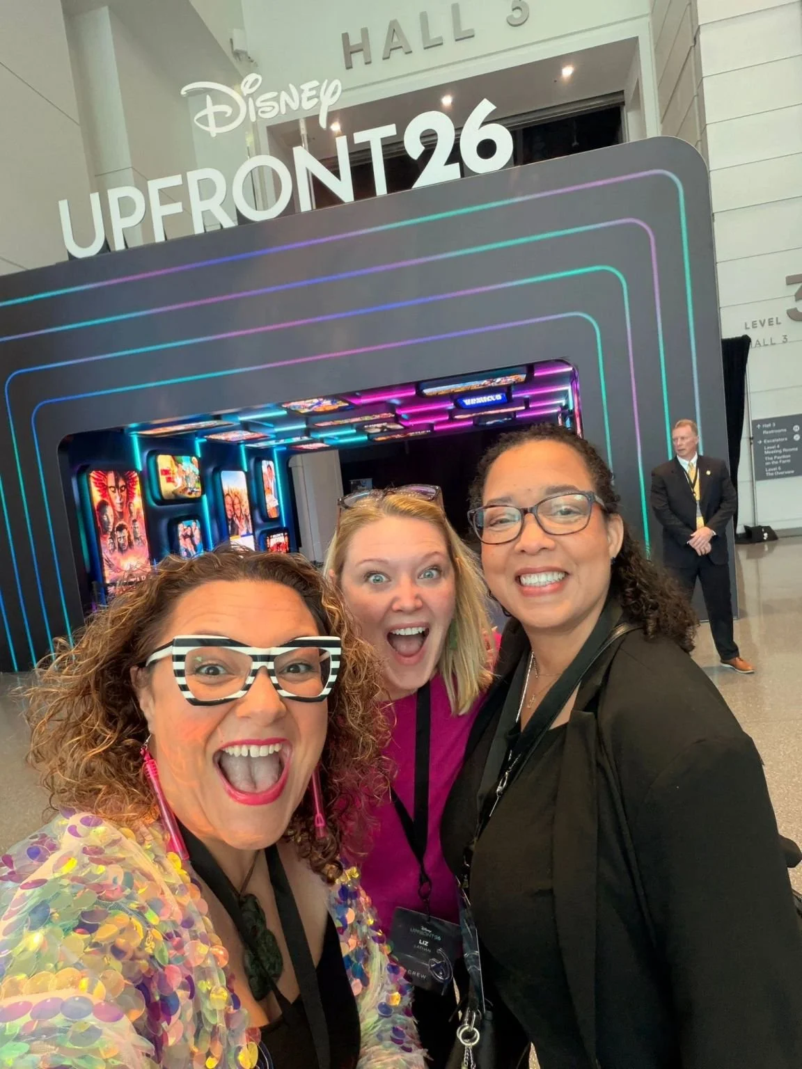 Posing with my Club Ichi family; Event Producer with NMR at the Disney Upfront