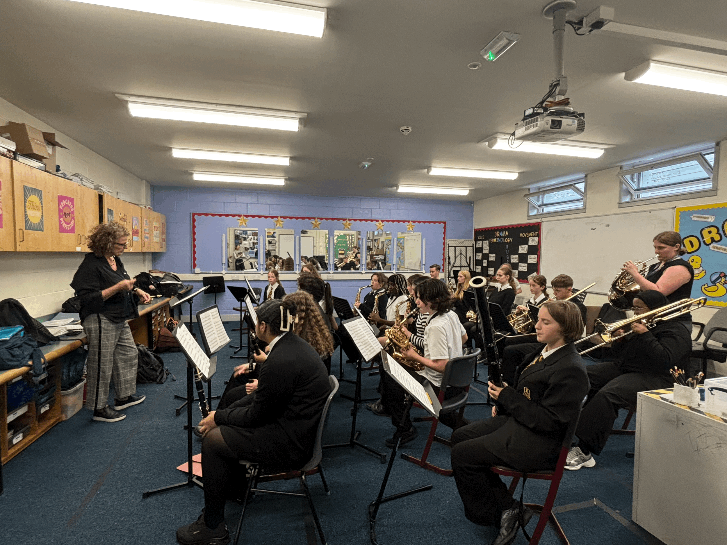 Instrumental Lessons in Full Swing at Bellahouston Academy