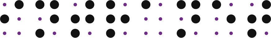 The word "intranet" written in braille