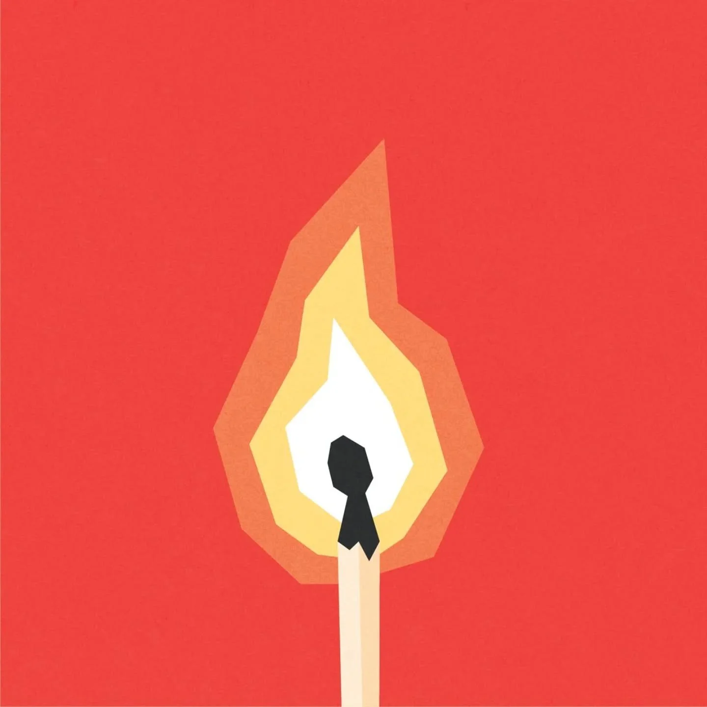 Lit match 

#digitalart