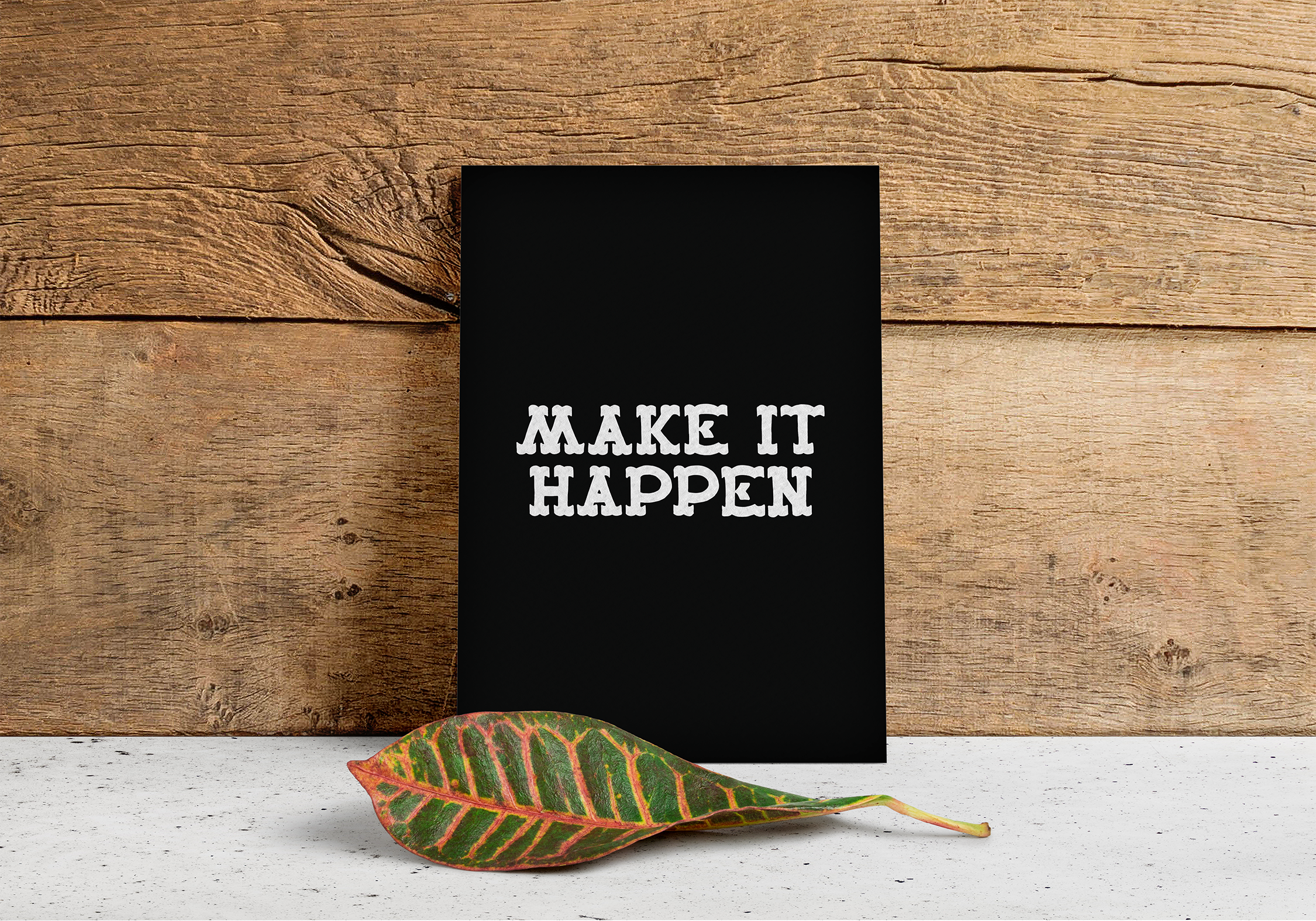 Make It Happen Postcard