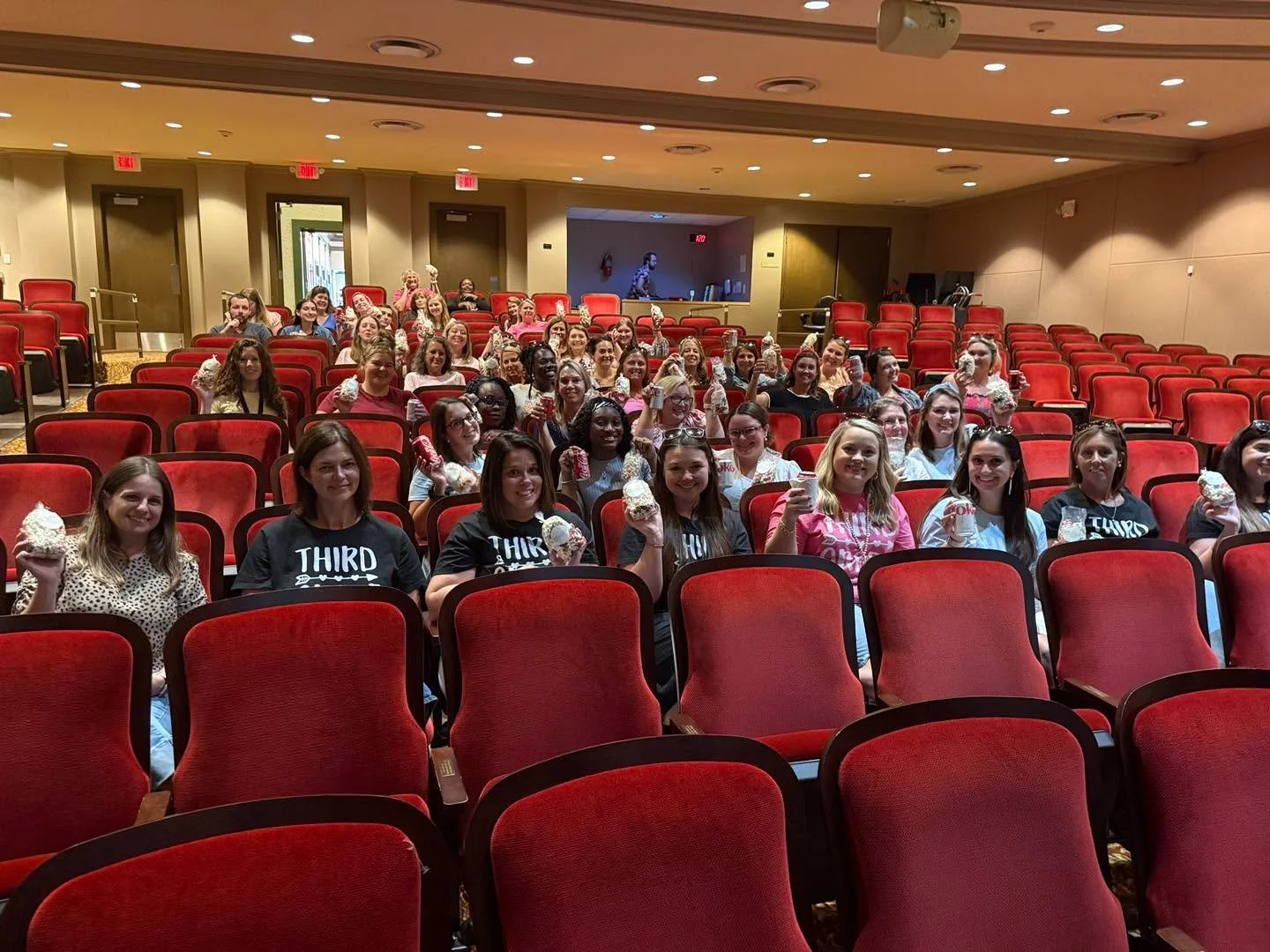 ✨🍎 Welcome Back, Teachers! 🍎✨
We were thrilled to welcome the staff of Chocowinity Primary School to the Turnage Theatre on their opening teacher workday! They kicked things off with a special showing of by The Ron Clark Story 🎬 a perfect remind