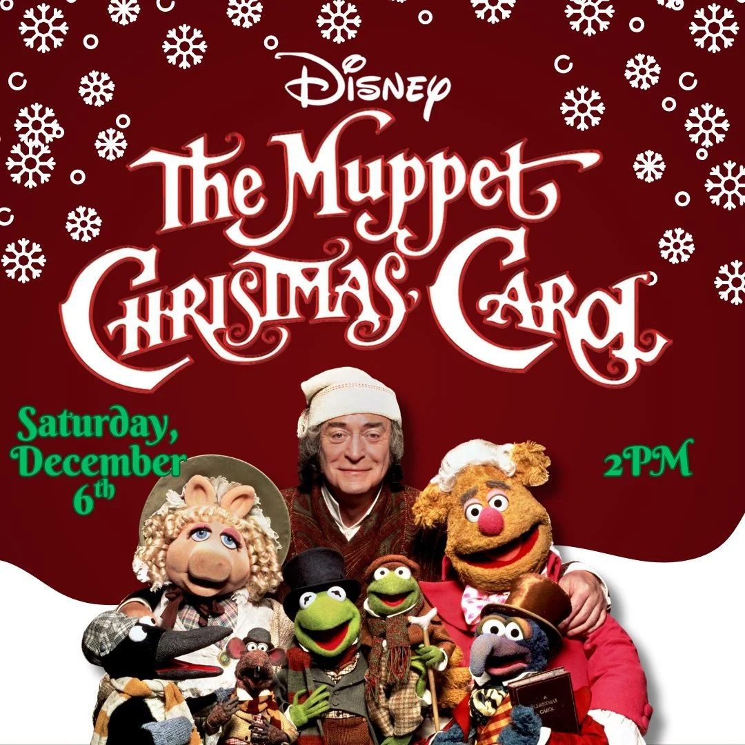 ✨ TODAY at 2PM! ✨

Join Kermit, Miss Piggy, Gonzo, Fozzie Bear, and even Scrooge himself for The Muppet Christmas Carol&mdash;a heartwarming, hilarious twist on Dickens&rsquo; classic tale!

🎄 Free for everyone!
After the parade, hop on over to the 