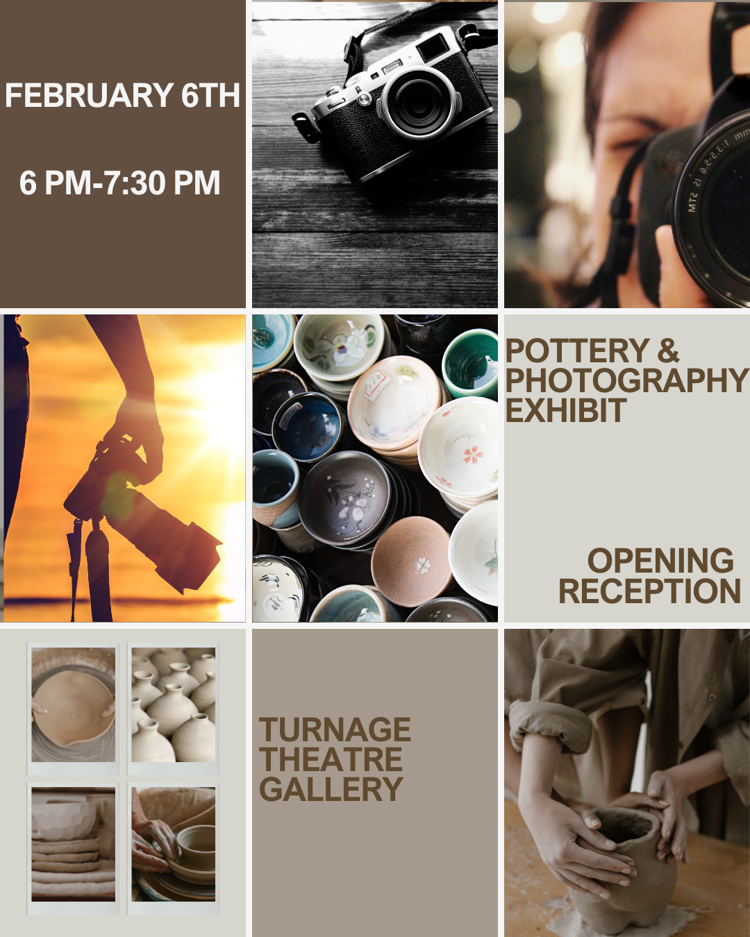 Pottery & Photography Exhibit Opening Reception