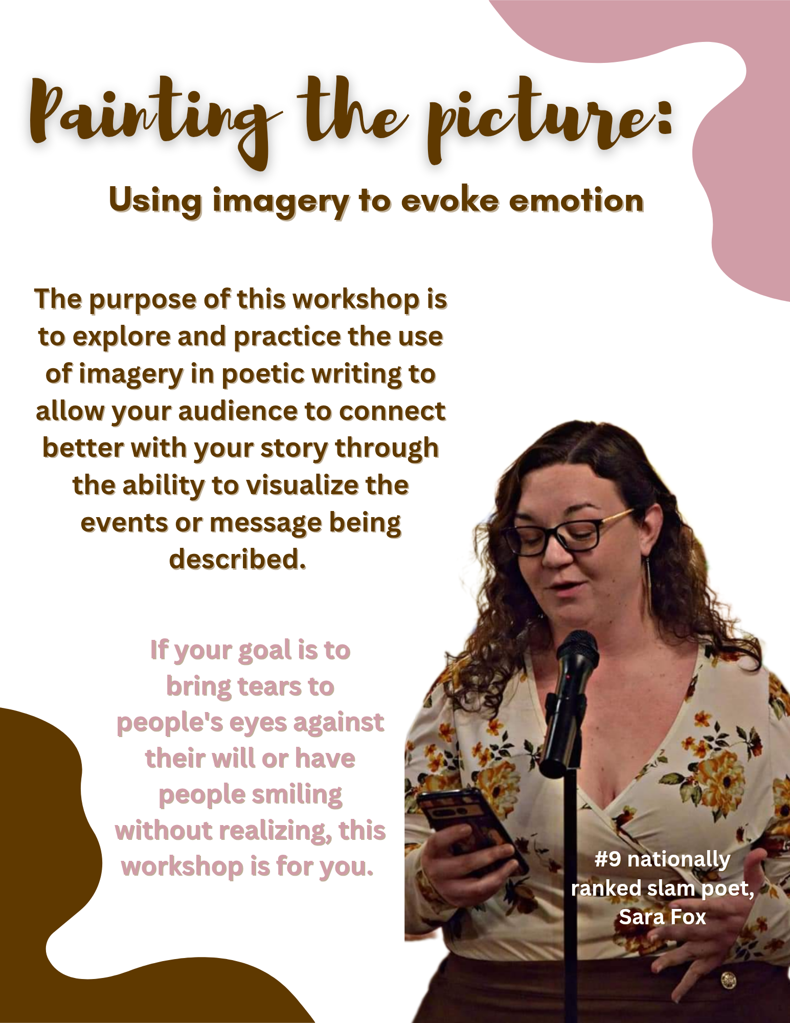Workshop: Painting the Picture — Utilizing Imagery in Poetry