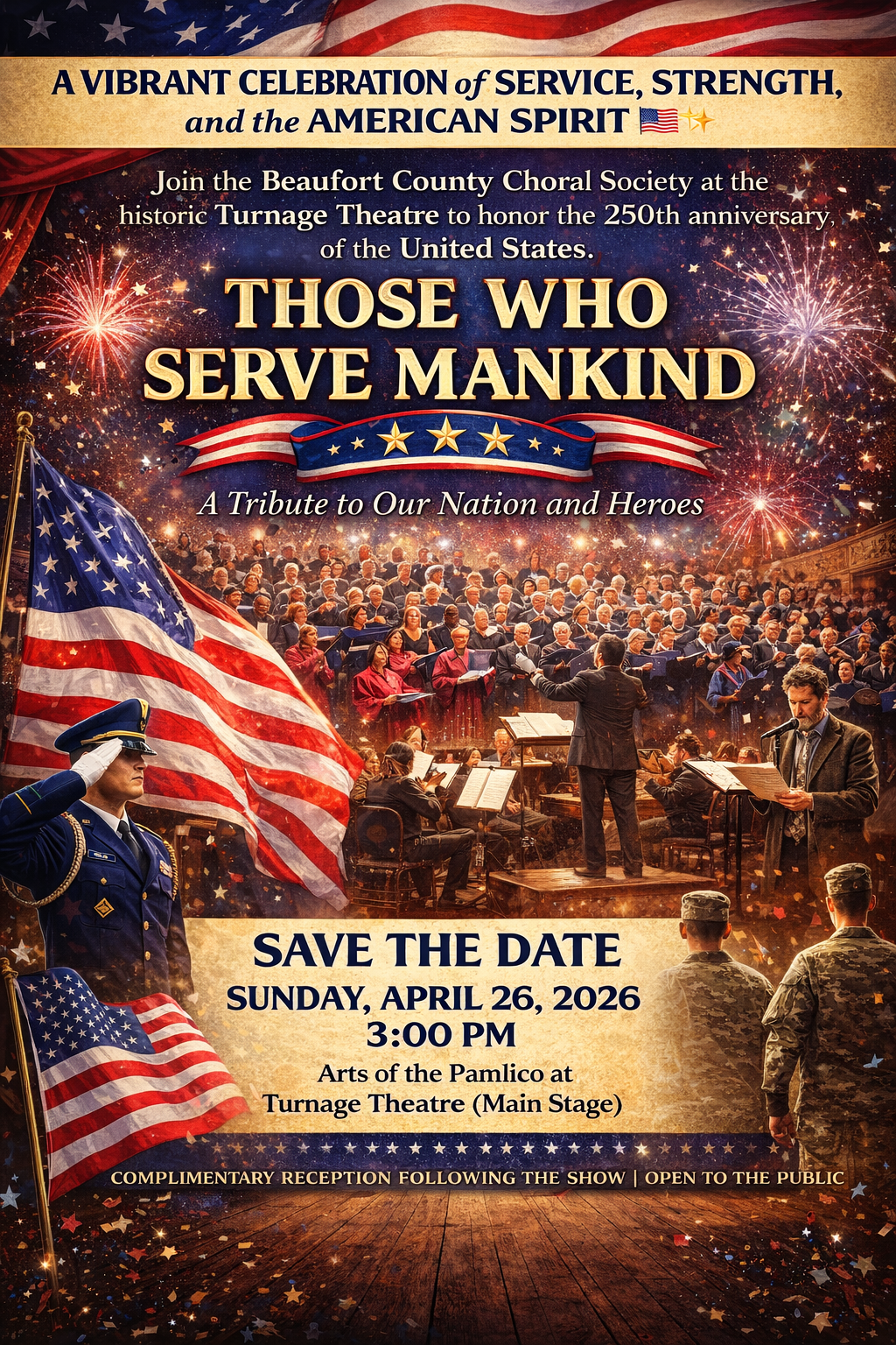 Beaufort County Choral Society presents "Those Who Serve Mankind"