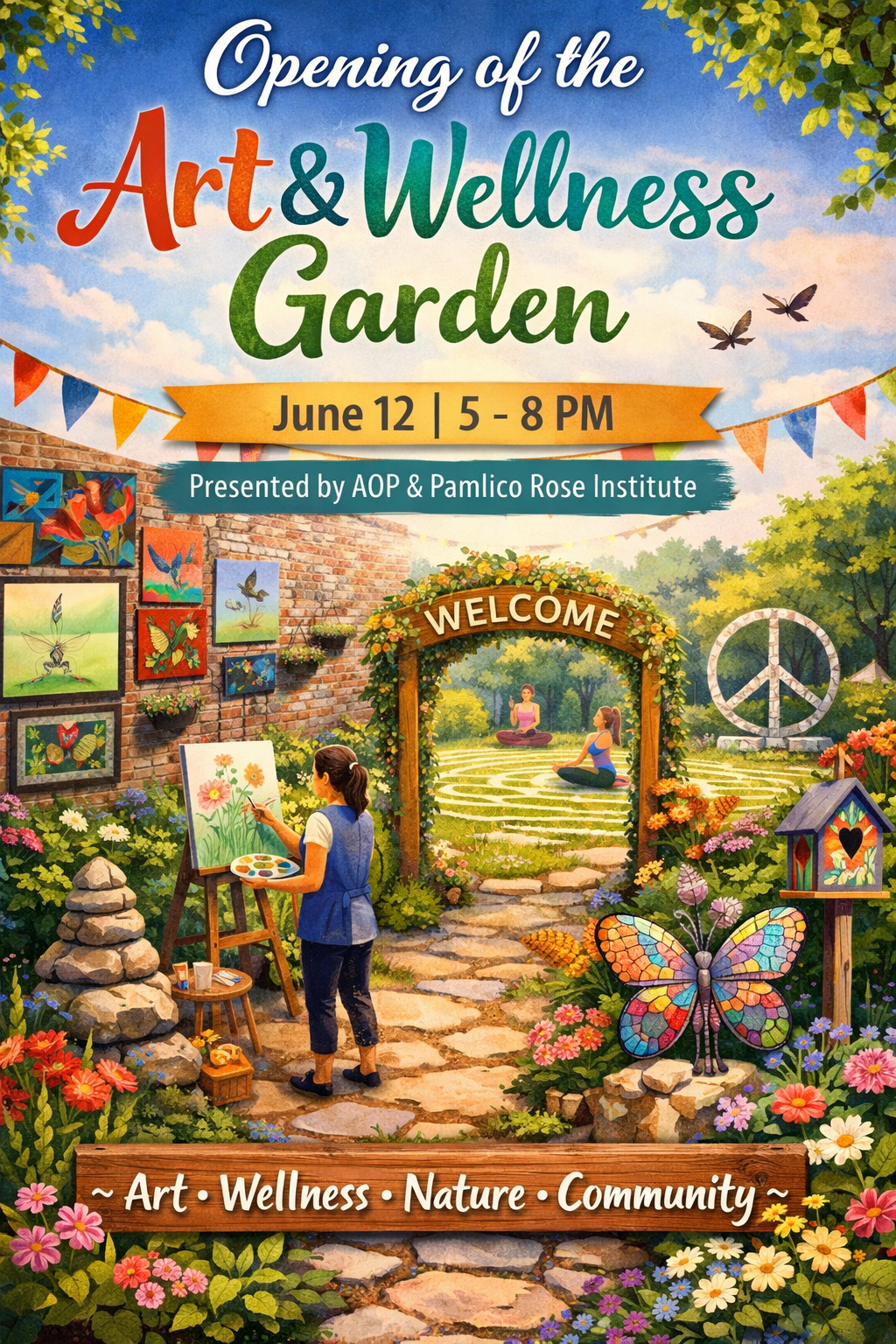 Art & Wellness Garden Opening Reception