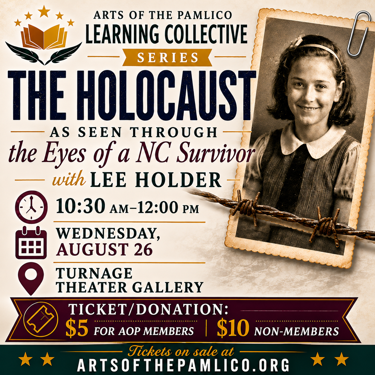 Learning Collective: The Holocaust as Seen Through the Eyes of a NC Survivor, with Lee Holder