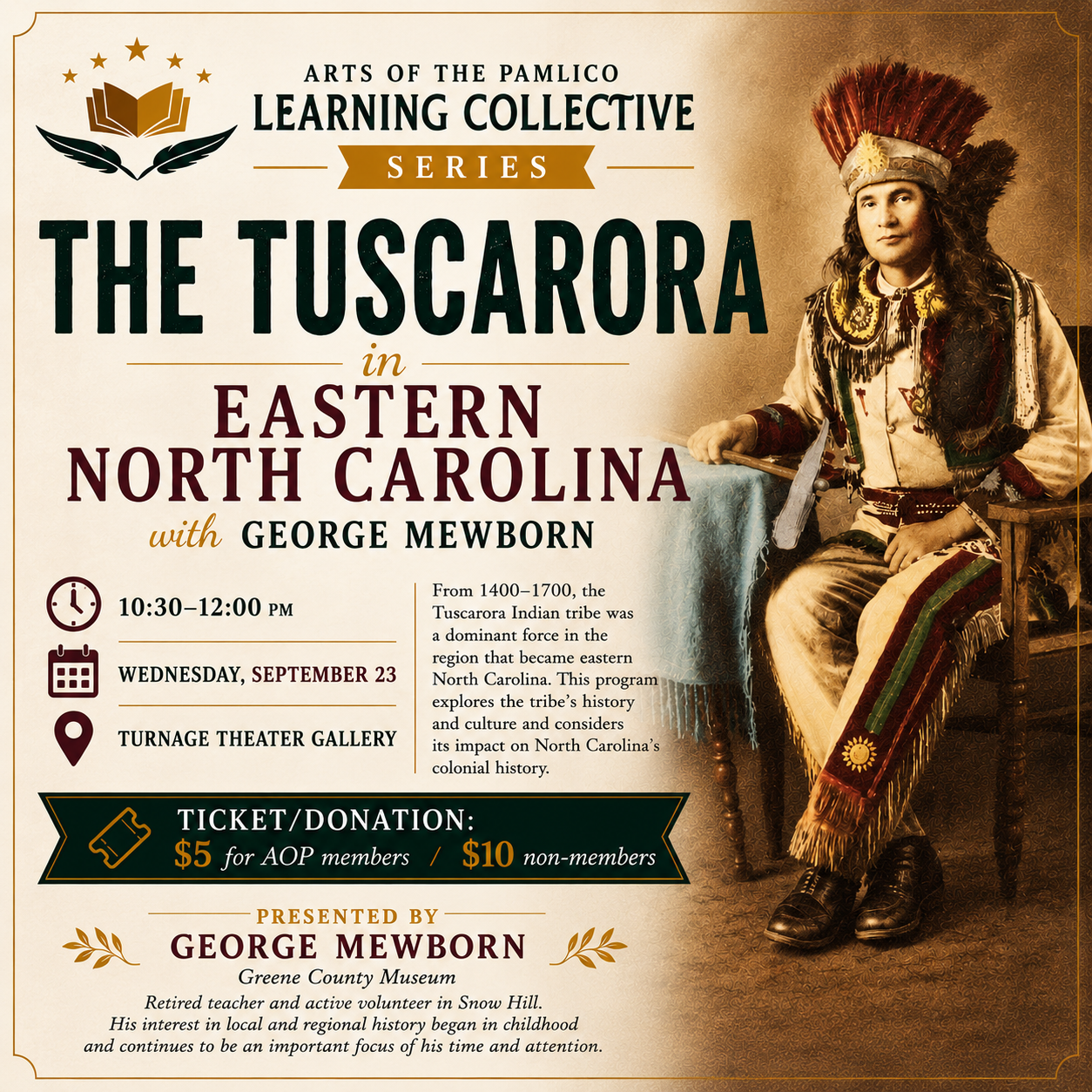Learning Collective: The Tuscarora in Eastern North Carolina, with George Mewborn