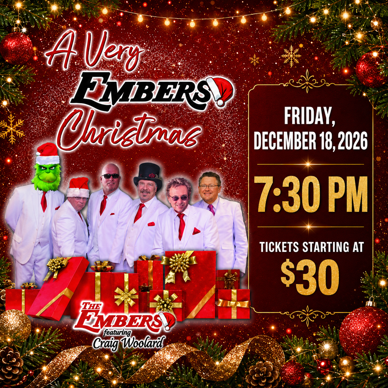 The Embers featuring Craig Woolard